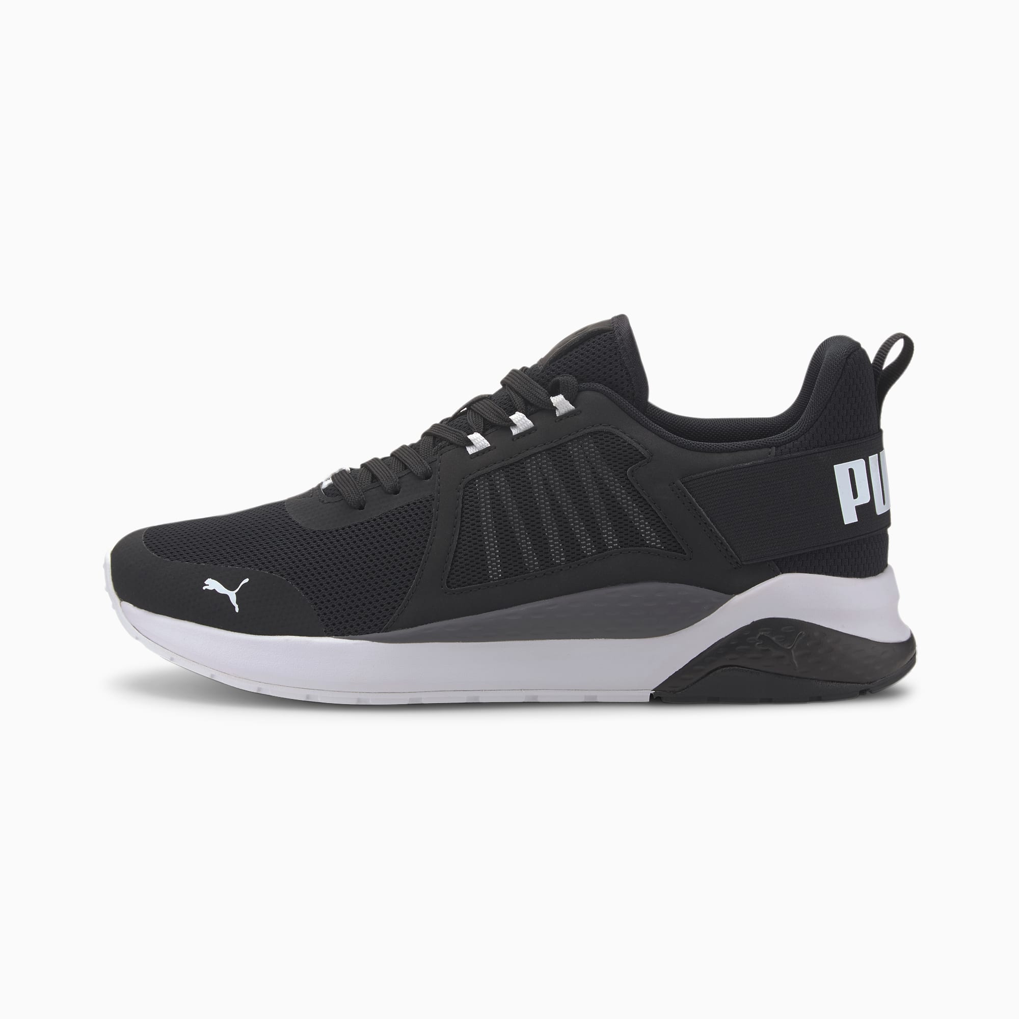 PUMA Chaussure Basket Anzarun pour Homme, Noir/Blanc, Taille 44.5, Chaussures