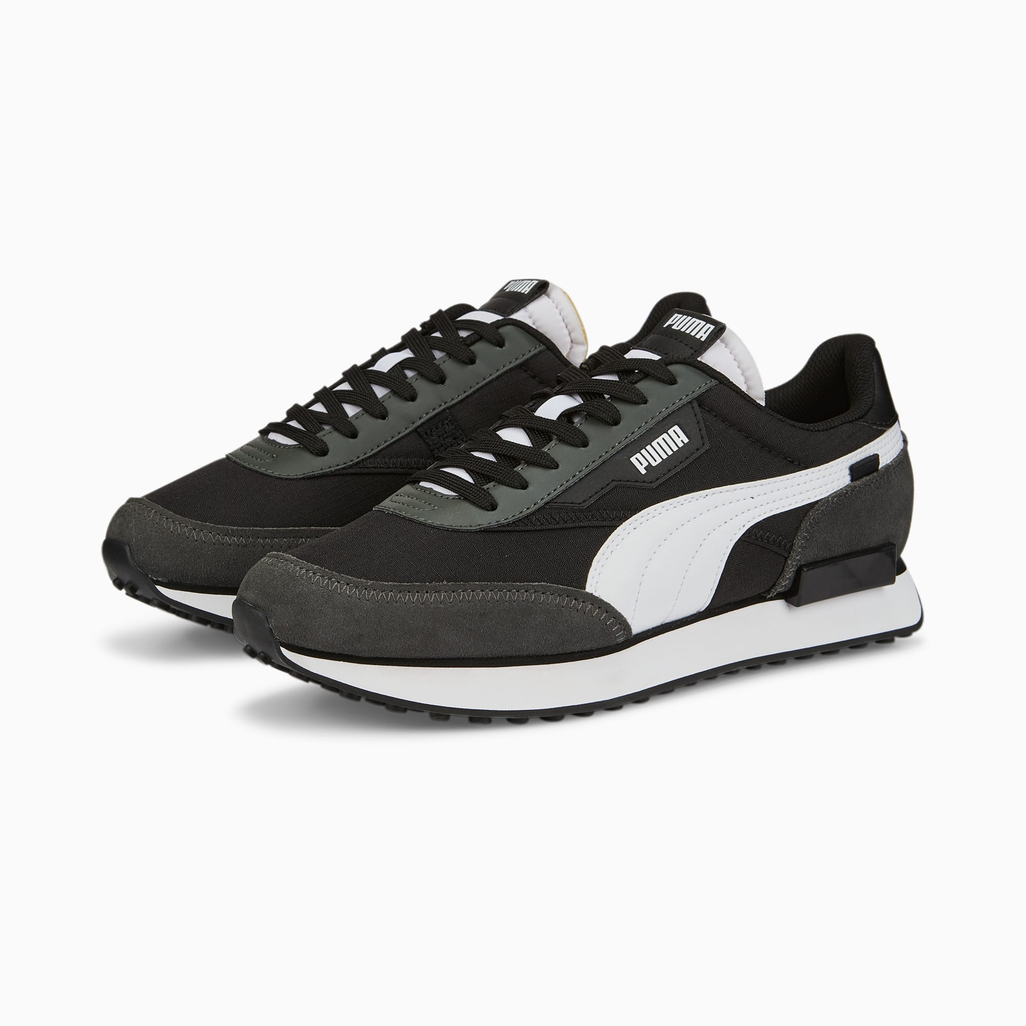 Women's PUMA Future Rider Play On Sneakers, Black/Dark Shadow, Size 35,5, Shoes