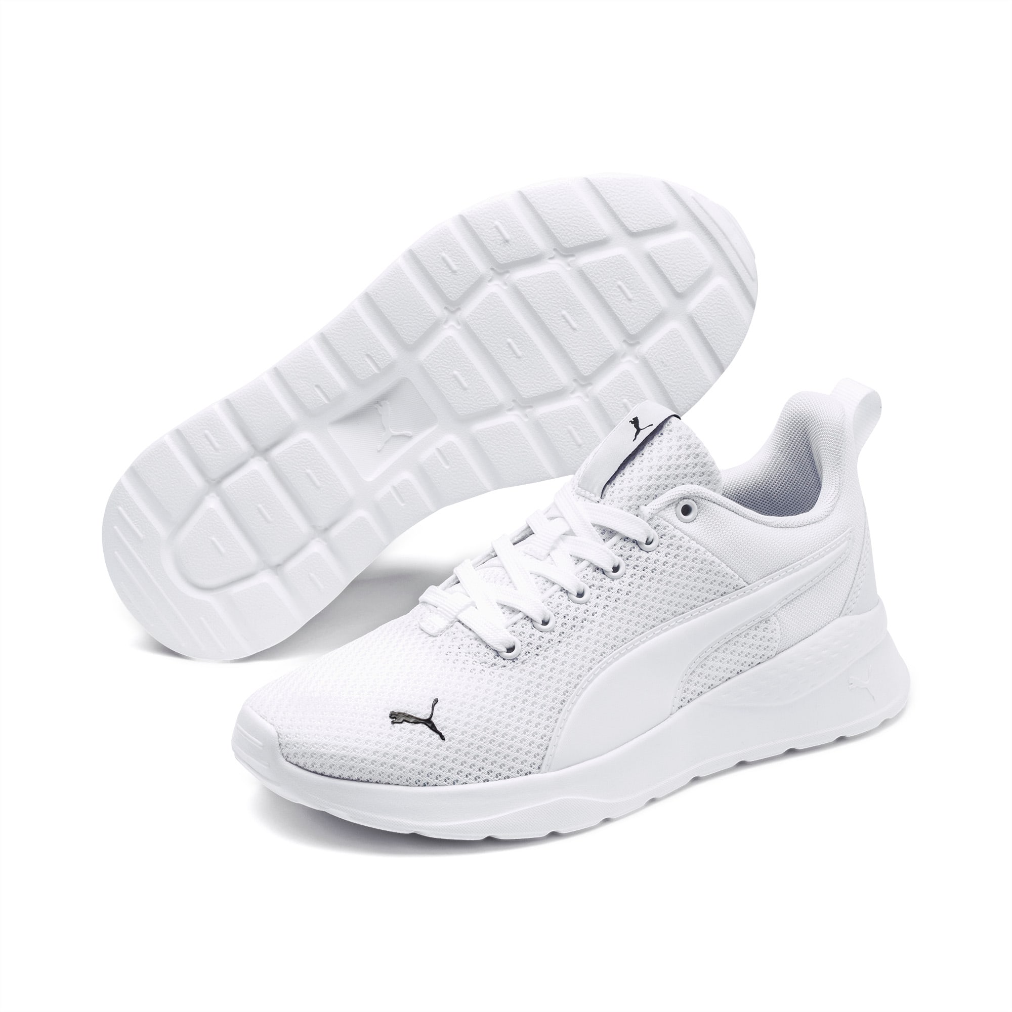 PUMA Anzarun Lite Youth Trainers, White, Size 35,5, Shoes