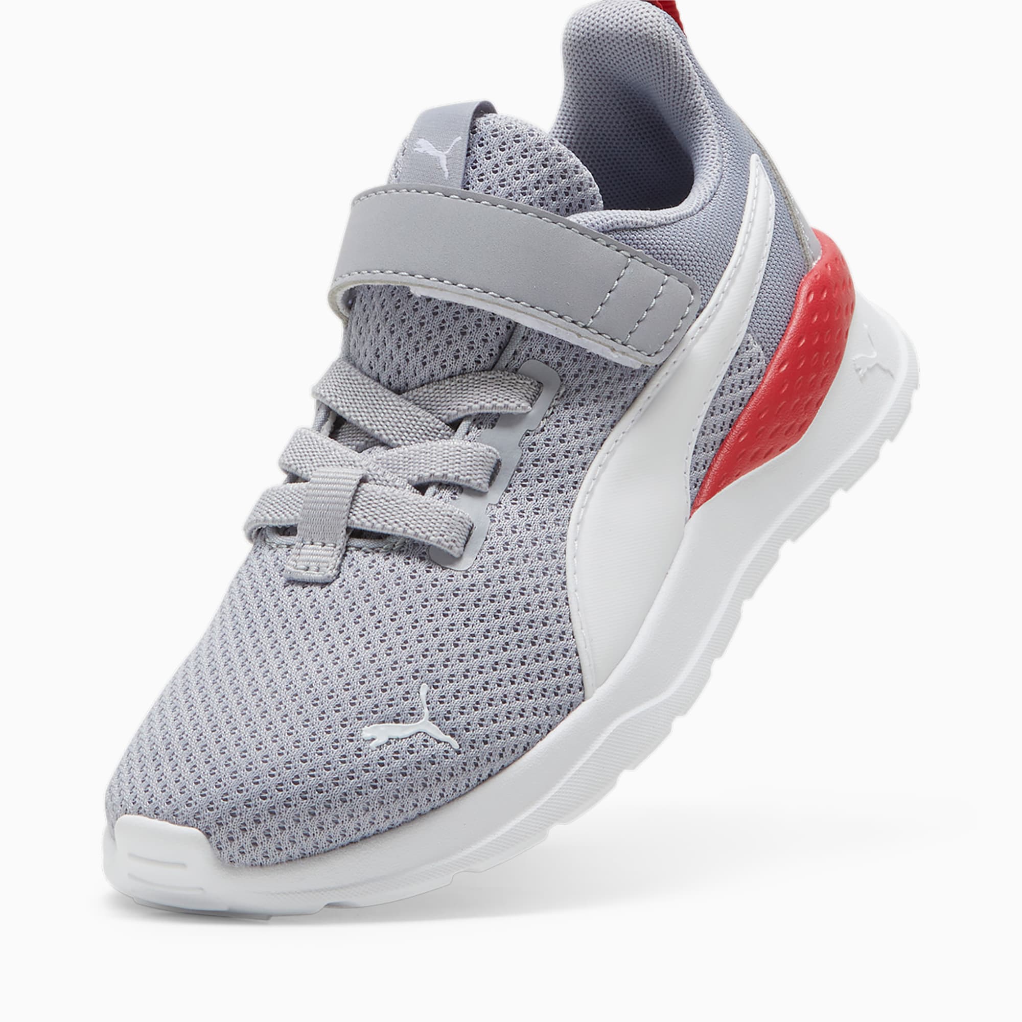 PUMA Anzarun Lite sportschoenen, Grijs/Rood/Wit