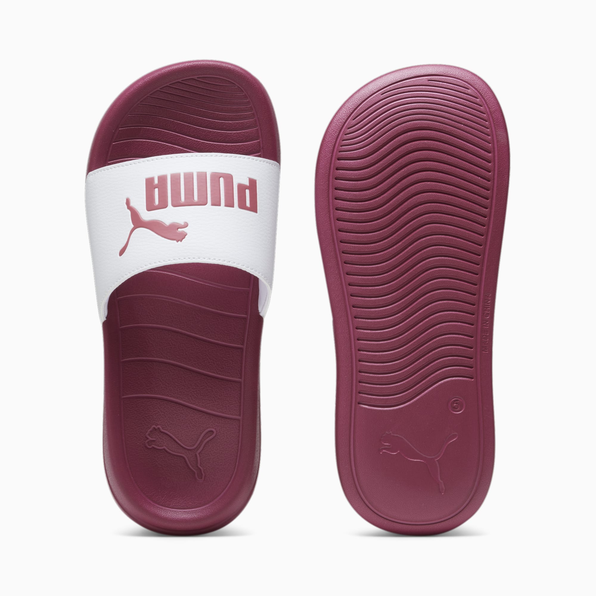 Women's PUMA Popcat 20 Sandals, White/Pinktastic, Size 35,5, Shoes