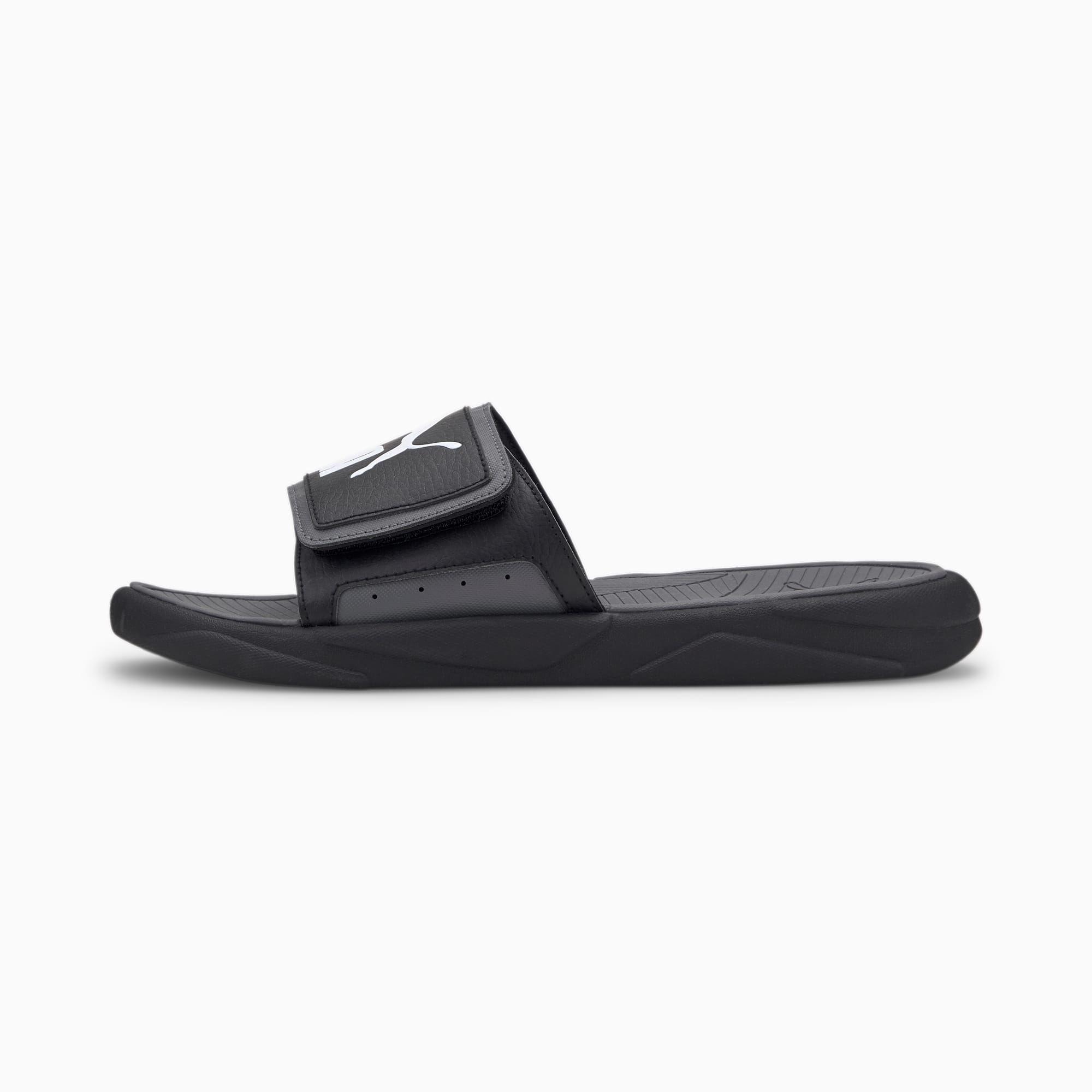 PUMA Sandale Royalcat Comfort, Noir/Gris, Taille 39, Chaussures