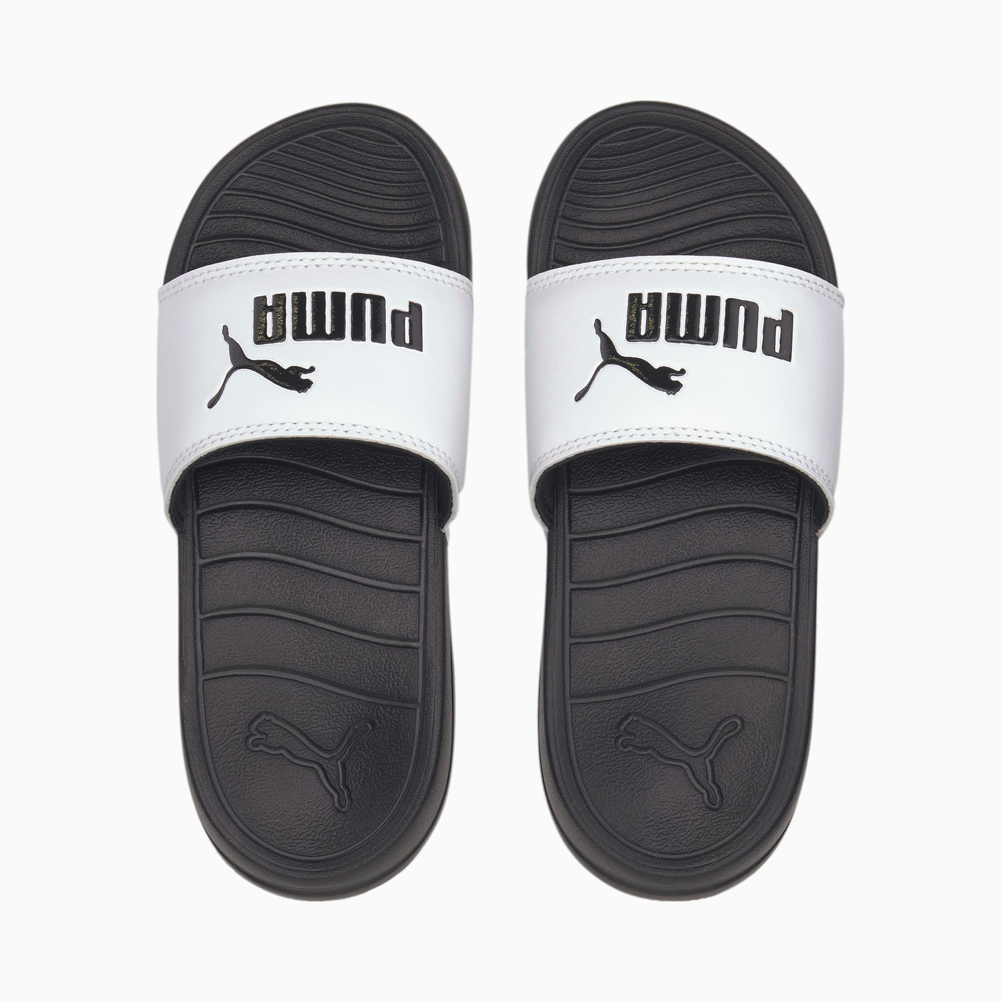 PUMA Popcat 20 kindersandalen, Wit/Zwart