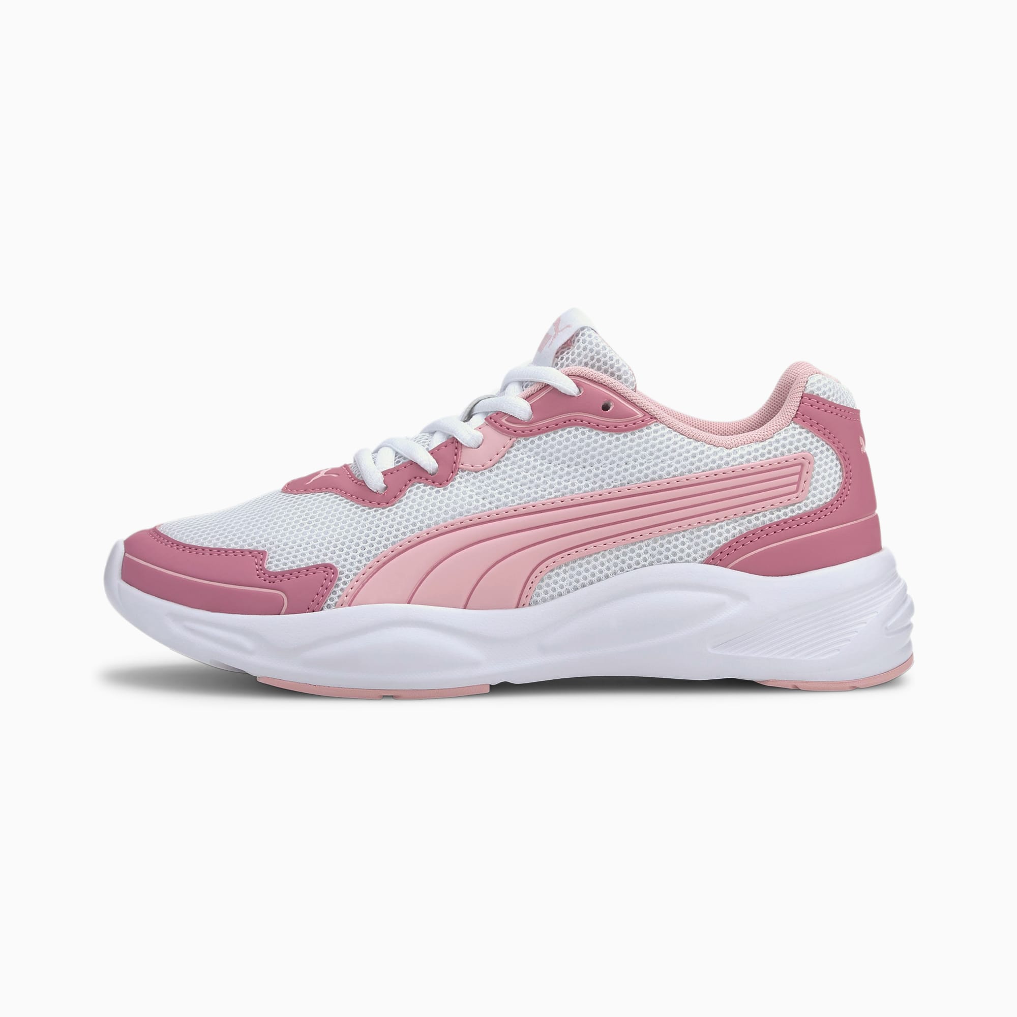 Image of PUMA '90s Runner Nu Wave Sneaker Schuhe | Mit Aucun | Weiß/Rosa | Größe: 37