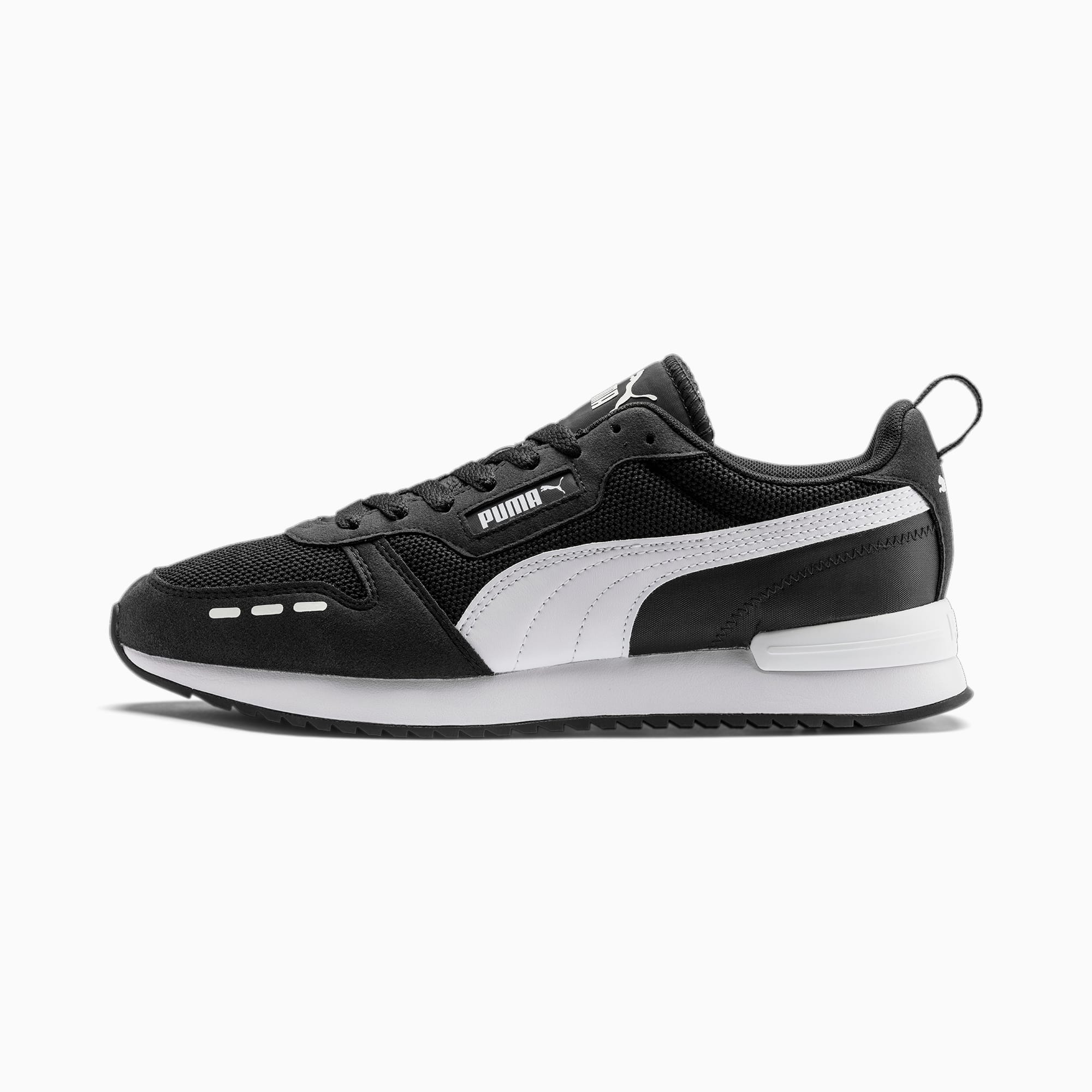 PUMA R78 Runner Sneaker Für Damen, Schwarz/Weiß, Größe: 39, Schuhe