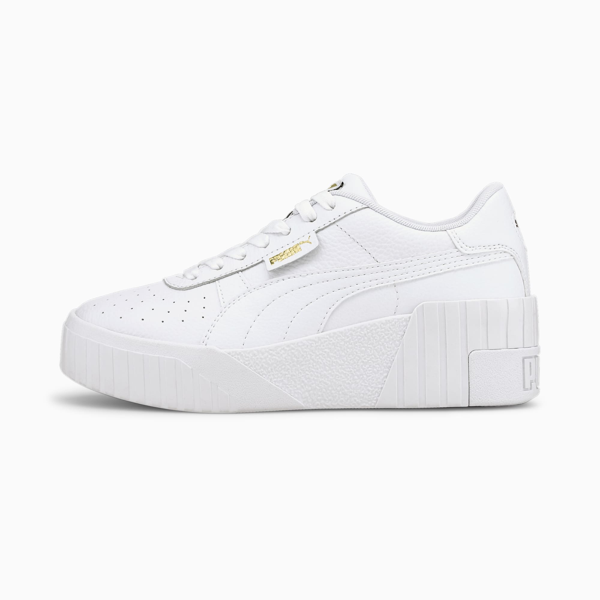 PUMA Chaussure Basket Cali Wedge pour Femme, Blanc, Taille 38, Chaussures
