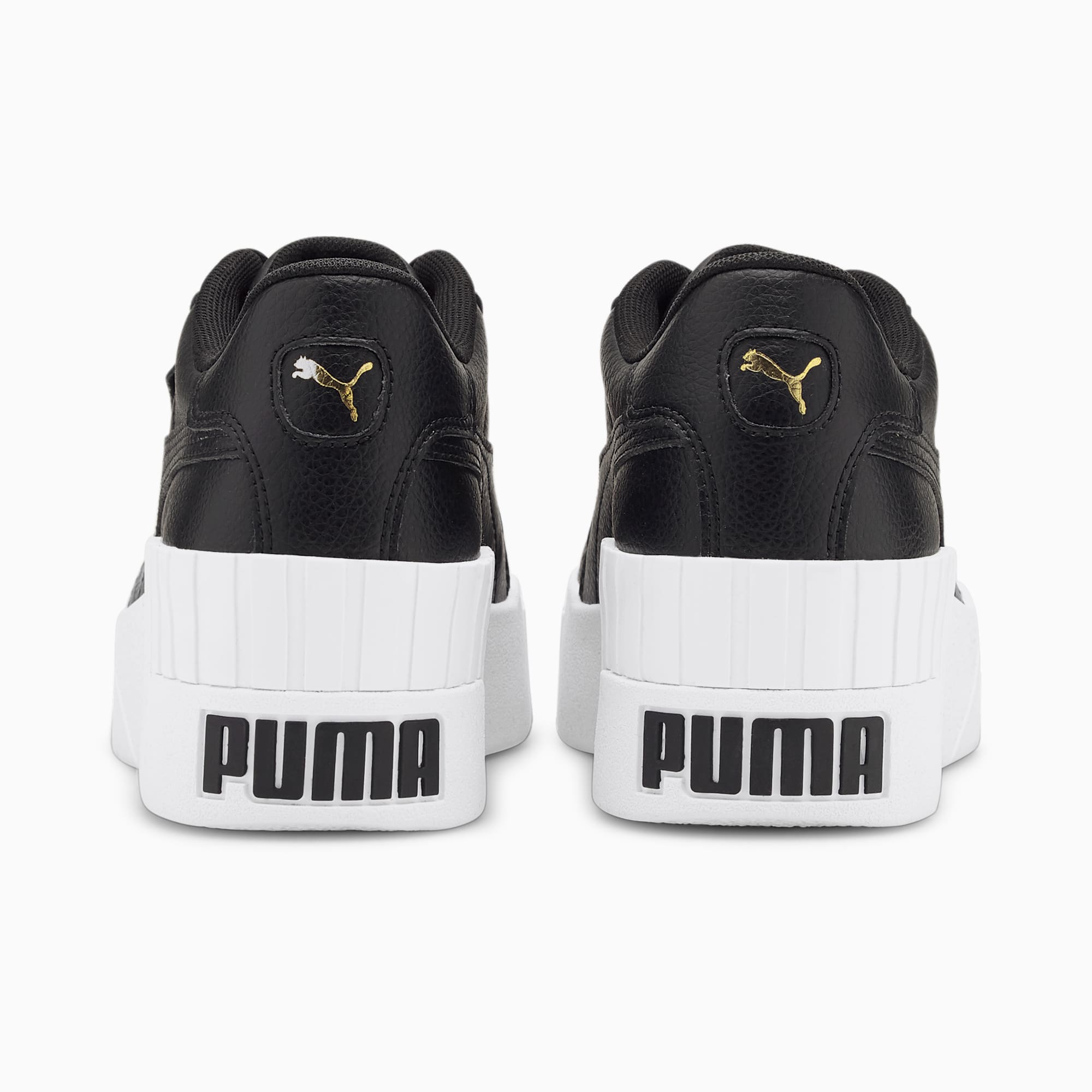 PUMA Cali Wedge Women's Trainers, Black/White, Size 35,5, Shoes
