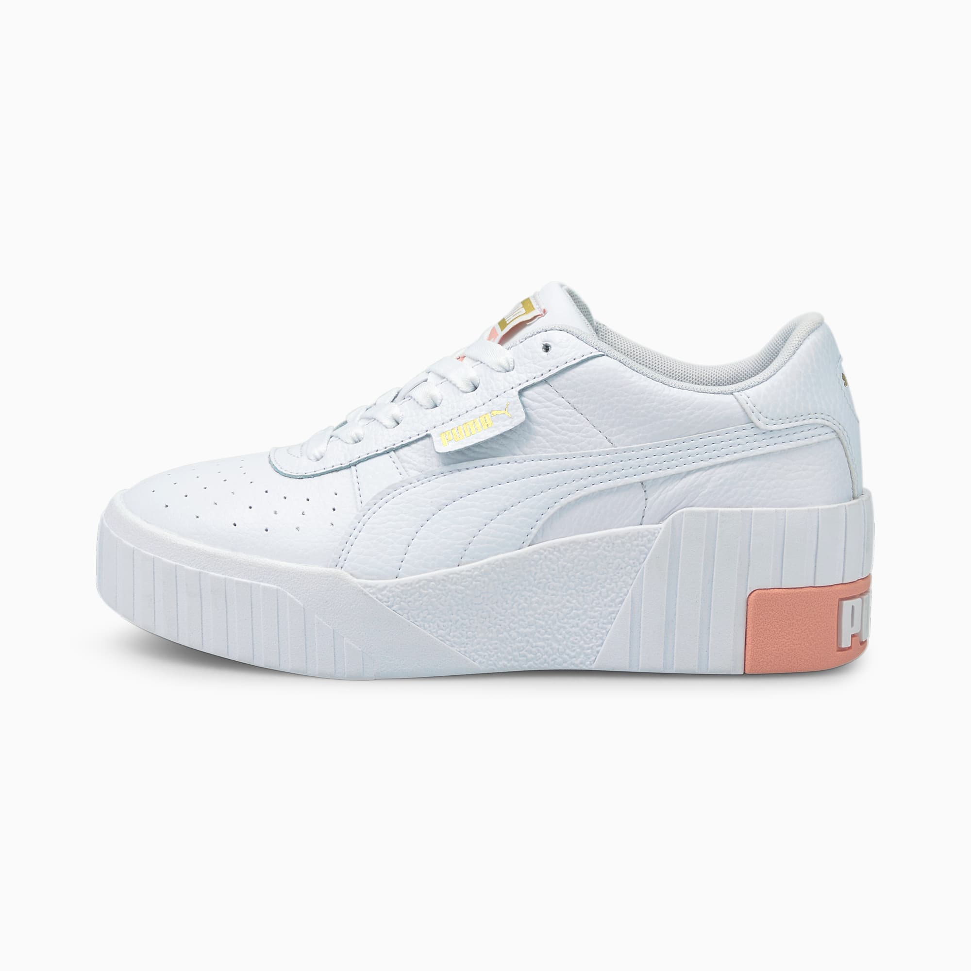 PUMA Chaussure Basket Cali Wedge, Blanc, Taille 38, Chaussures