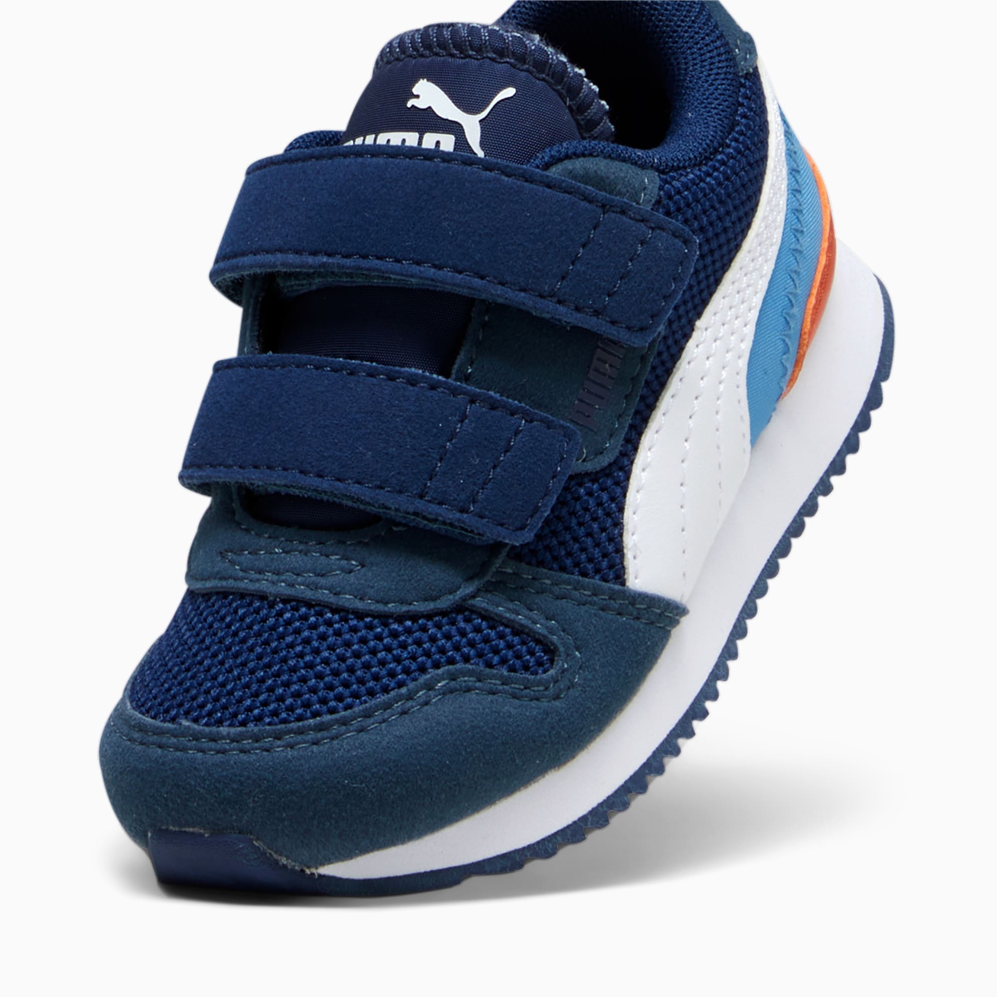 PUMA Zapatillas Para Bebé R78, Blanco/Azul