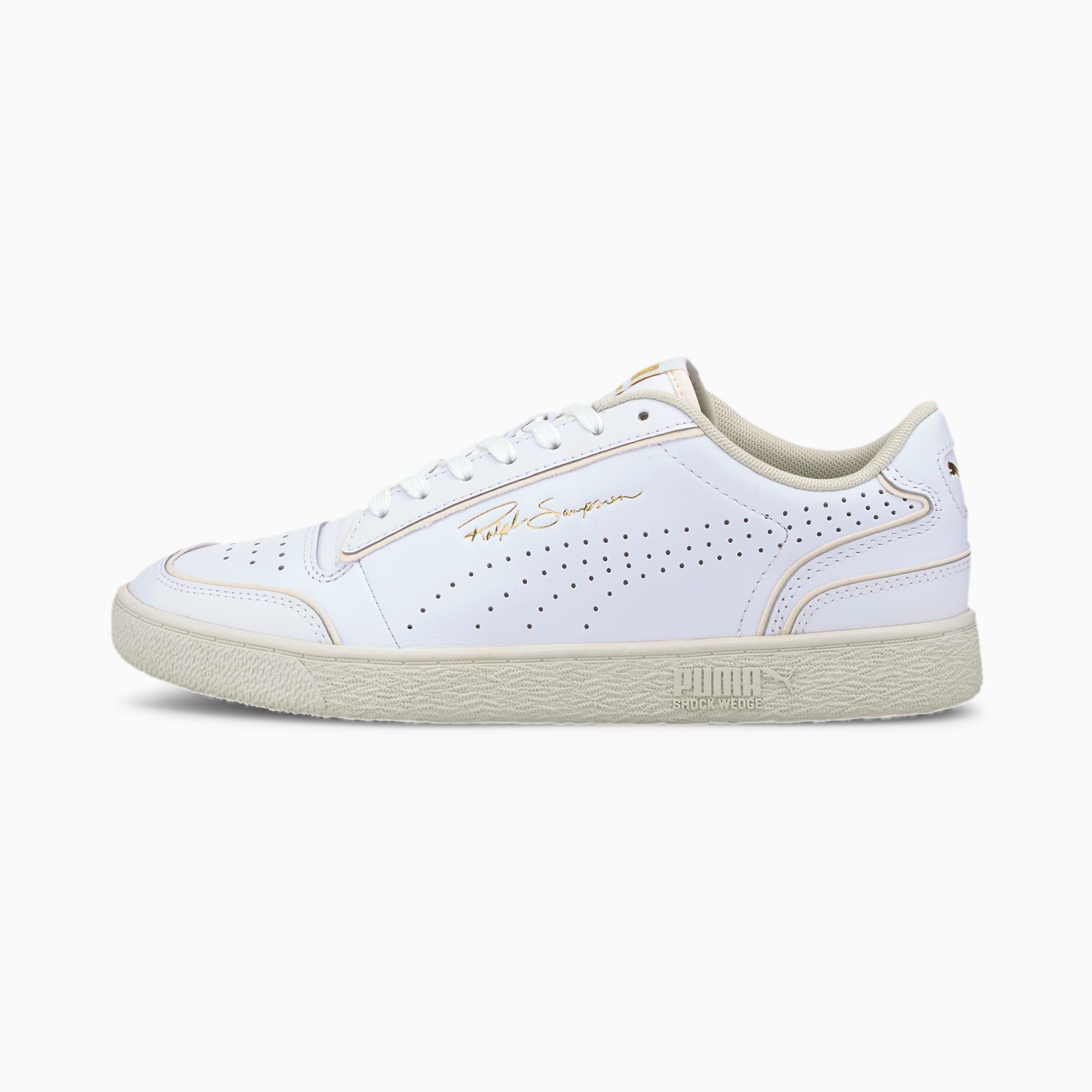 PUMA Chaussure Basket Ralph Sampson Lo Perforated Outline, Blanc, Taille 36, Chaussures