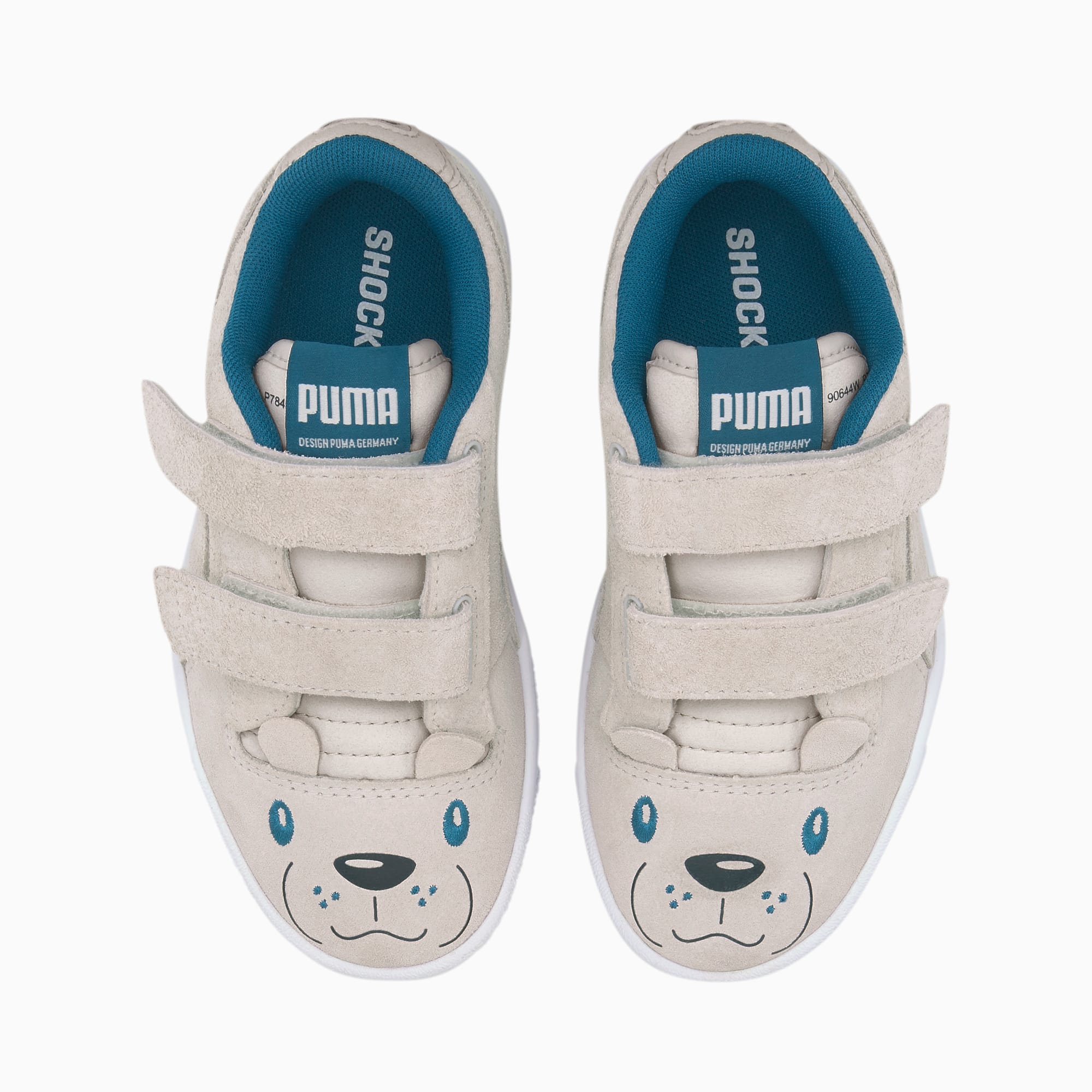 PUMA Chaussure Basket Ralph Sampson Animals pour enfant, Gris/Blanc, Taille 31, Chaussures