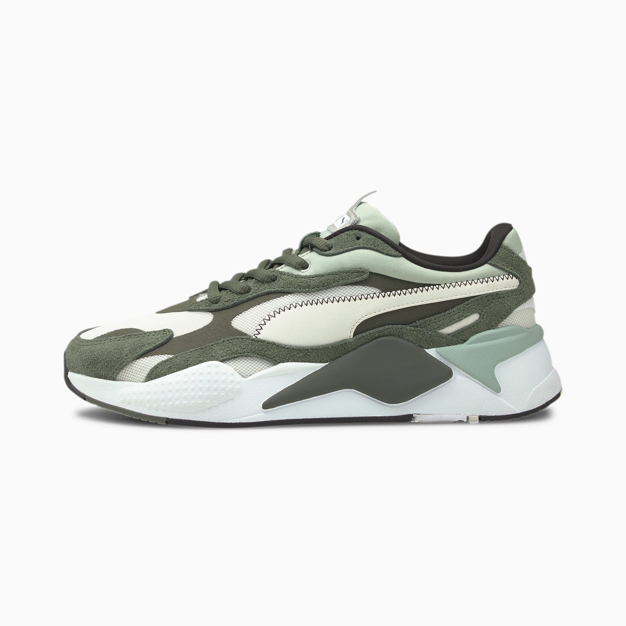 PUMA RS-X CAMO Sneaker Schuhe | Mit Aucun | Grau/Grün | Größe: 47