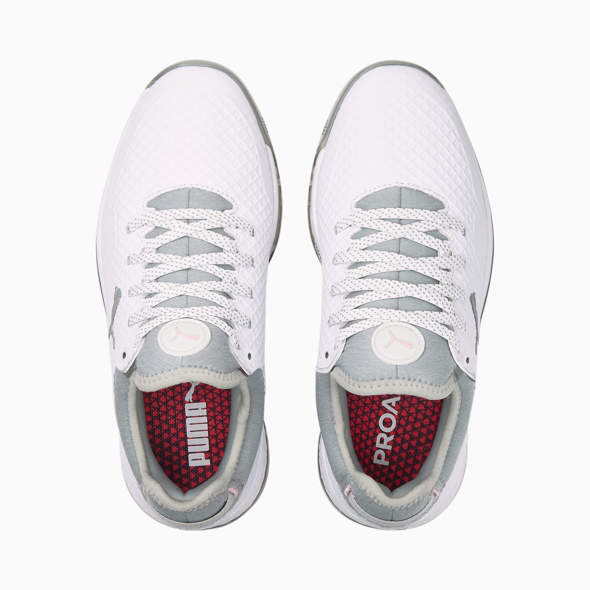 PUMA PROADAPT ALPHACAT golfschoenen, Zilver/Roze/Wit