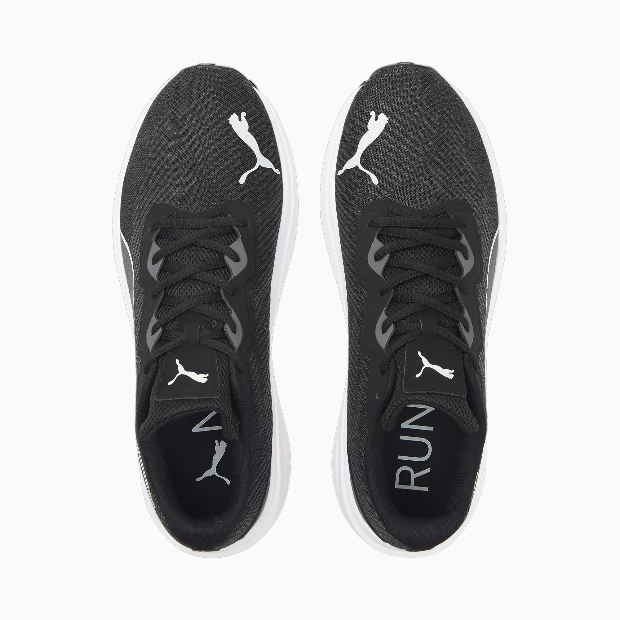 Women's PUMA Aviator Profoam Sky Running Shoe Sneakers, Black/White, Size 35,5, Shoes