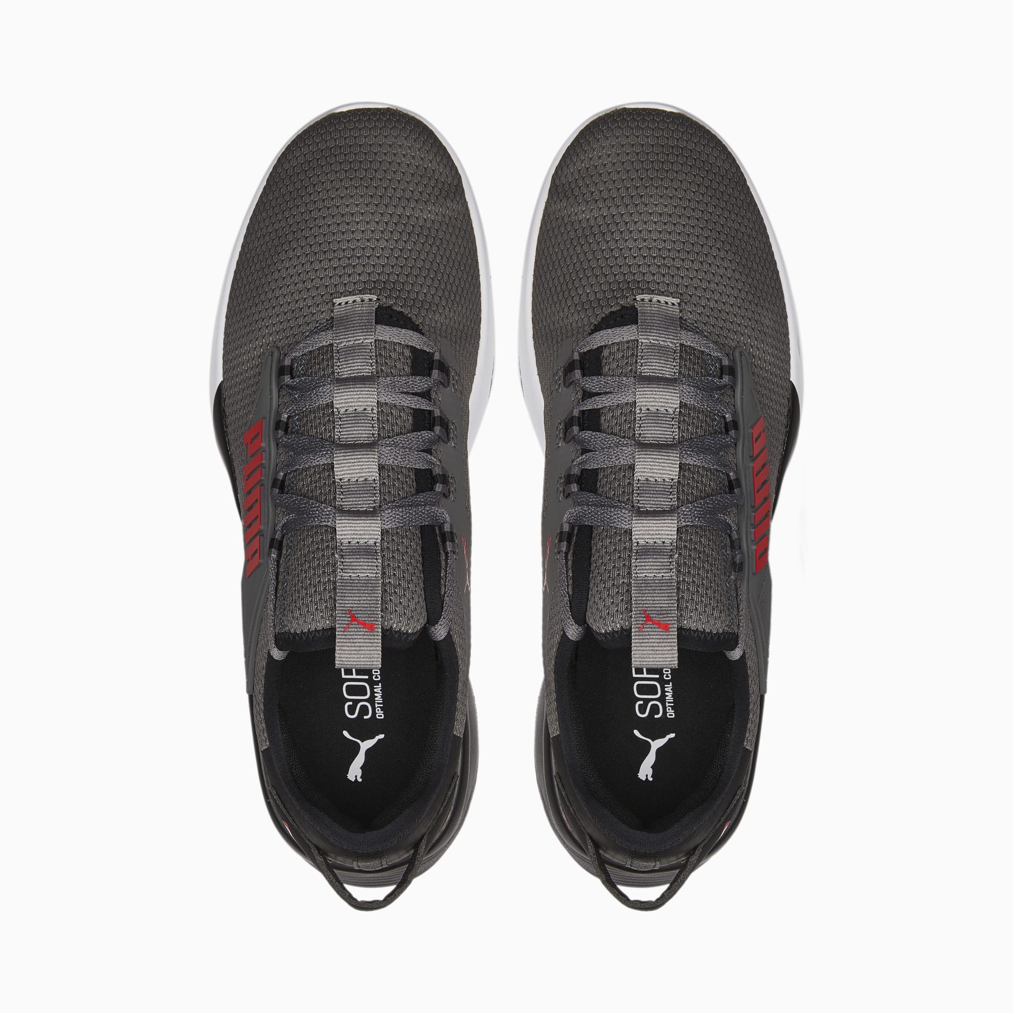 PUMA Chaussures De Running Retaliate 2, Rouge/Noir/Gris
