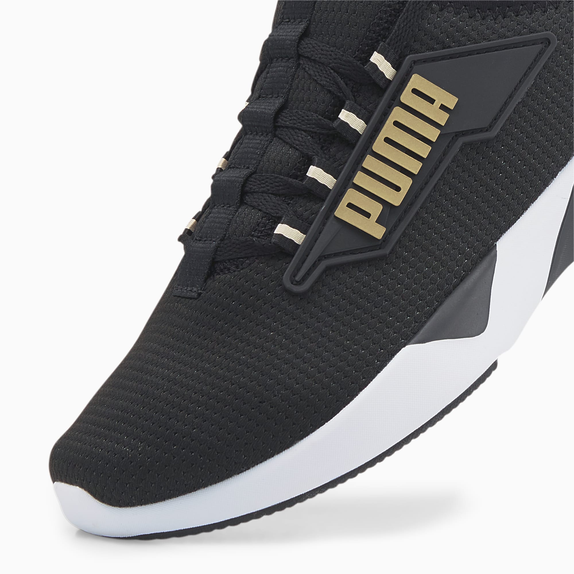 PUMA Retaliate 2 Hardloopschoenen Voor Dames, Goud/Zwart