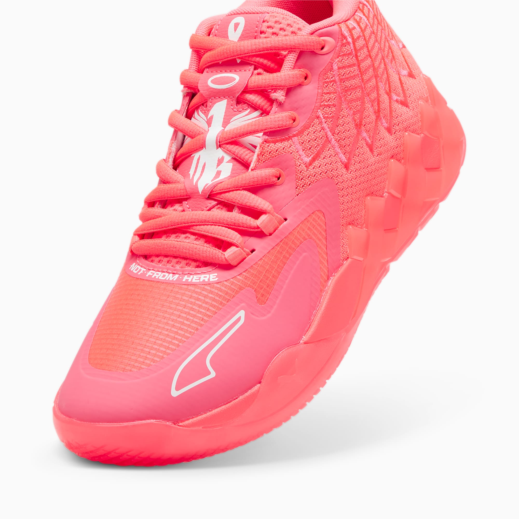 PUMA MB.01"Breast Cancer Awareness"basketbalschoenen voor Dames, Roze