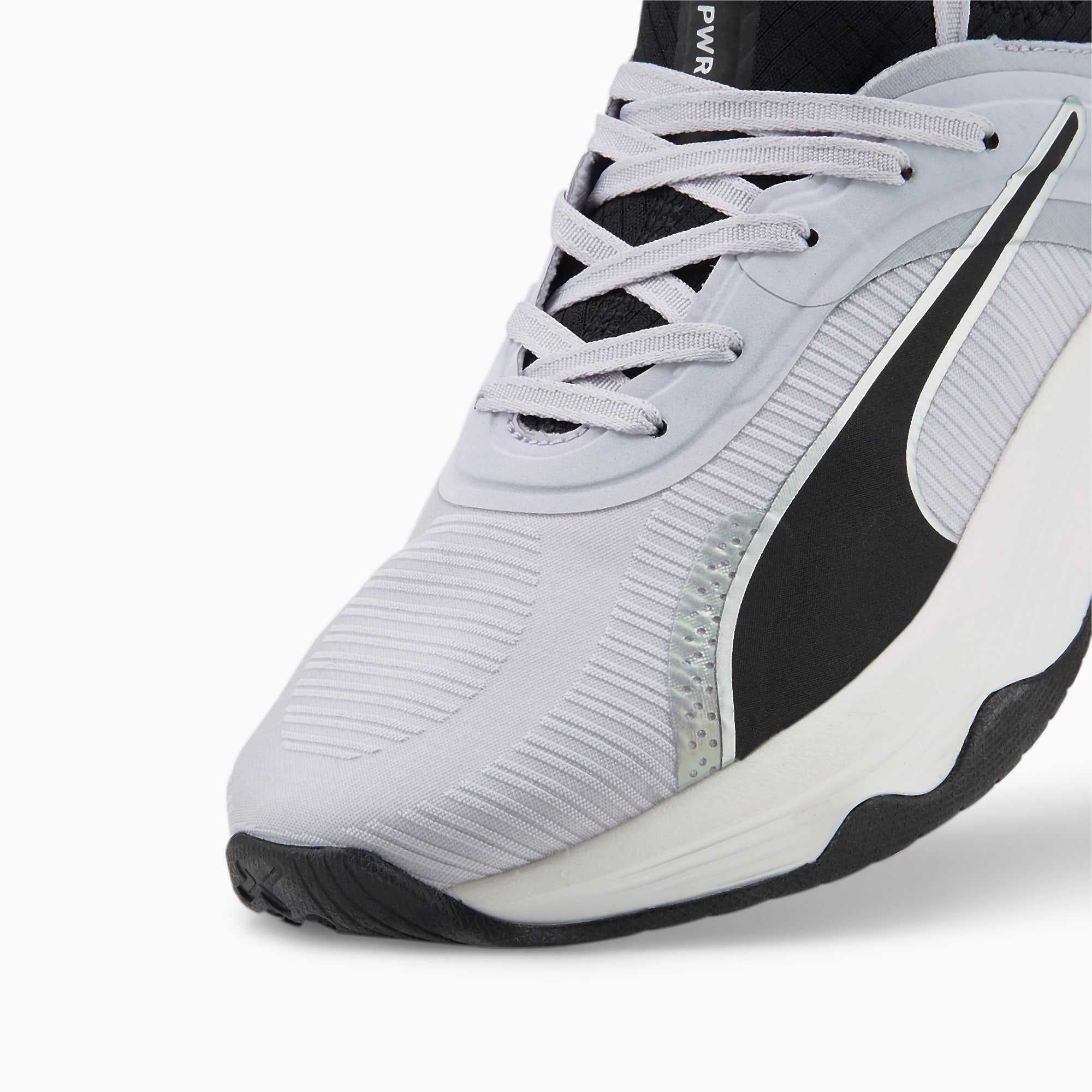 PUMA PWR XX NITRO trainingsschoenen voor Dames, Zwart/Zilver