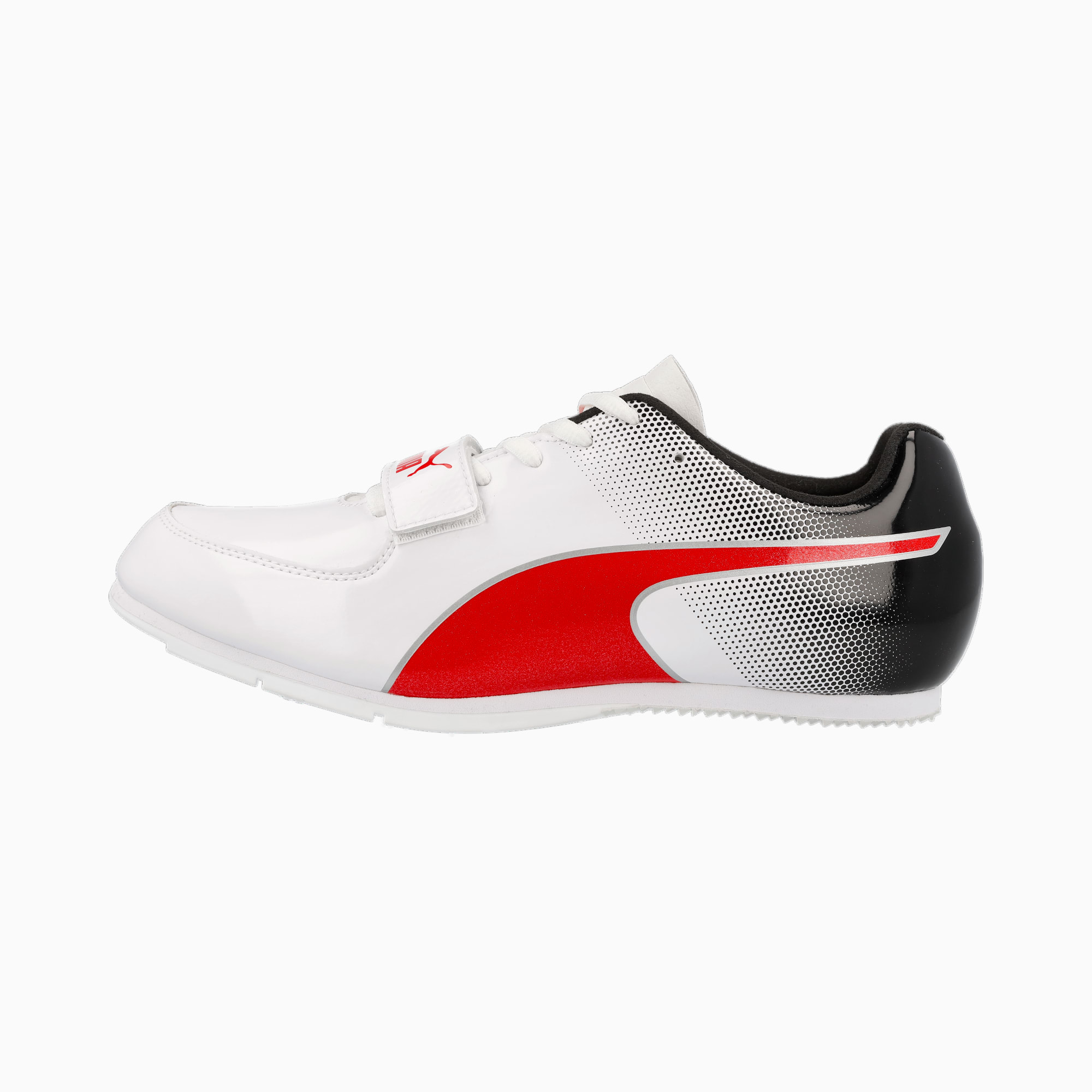 PUMA EvoSPEED Long Jump 10 Atletiekschoenen Voor Dames, Wit/Zwart/Rood