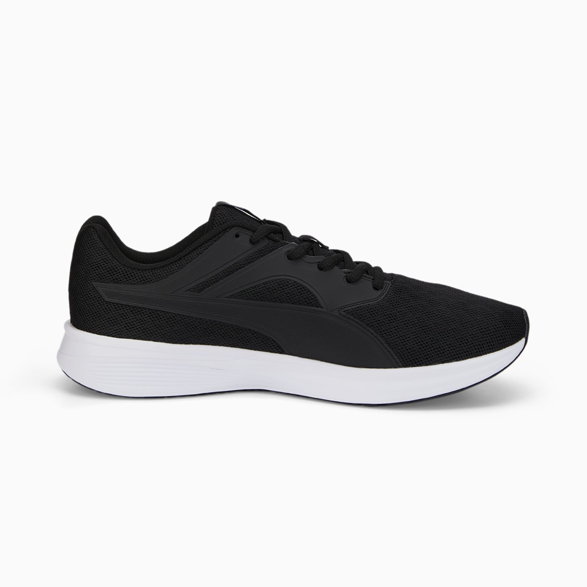 Women's PUMA Transport Running Shoe Sneakers, Black/White, Size 35,5, Shoes