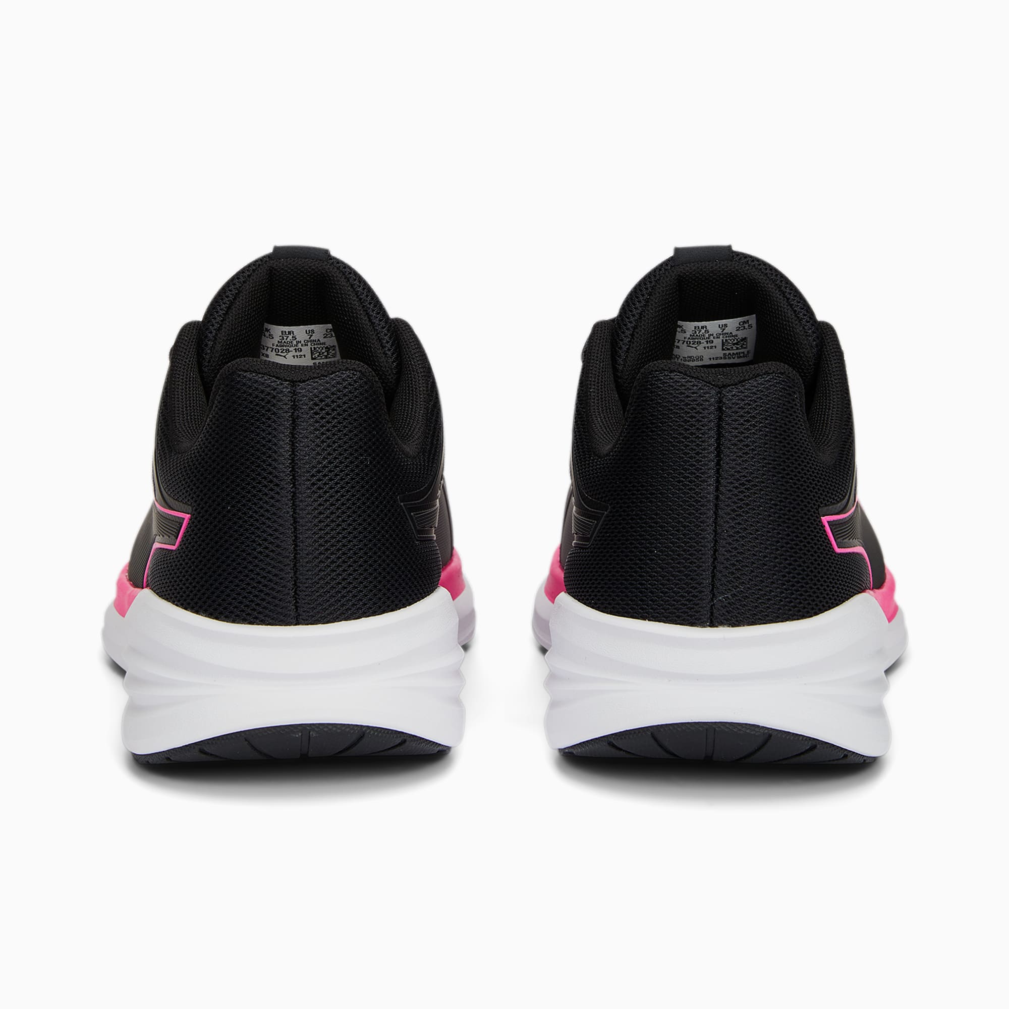 Women's PUMA Transport Running Shoe Sneakers, Black/Ravish/White, Size 35,5, Shoes