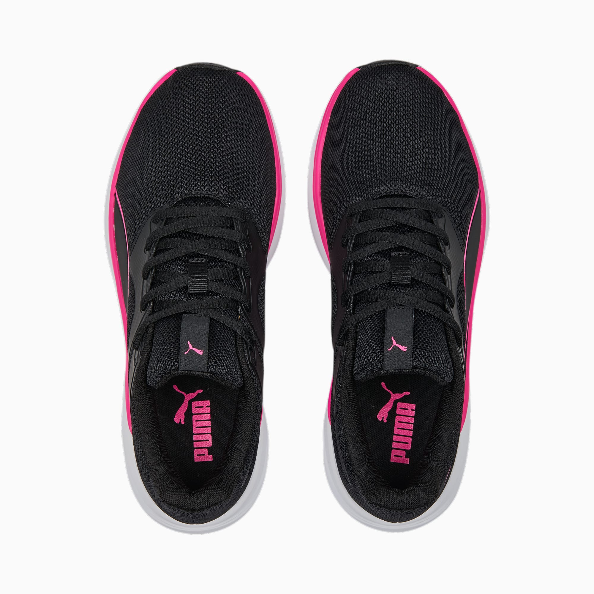 Women's PUMA Transport Running Shoe Sneakers, Black/Ravish/White, Size 35,5, Shoes