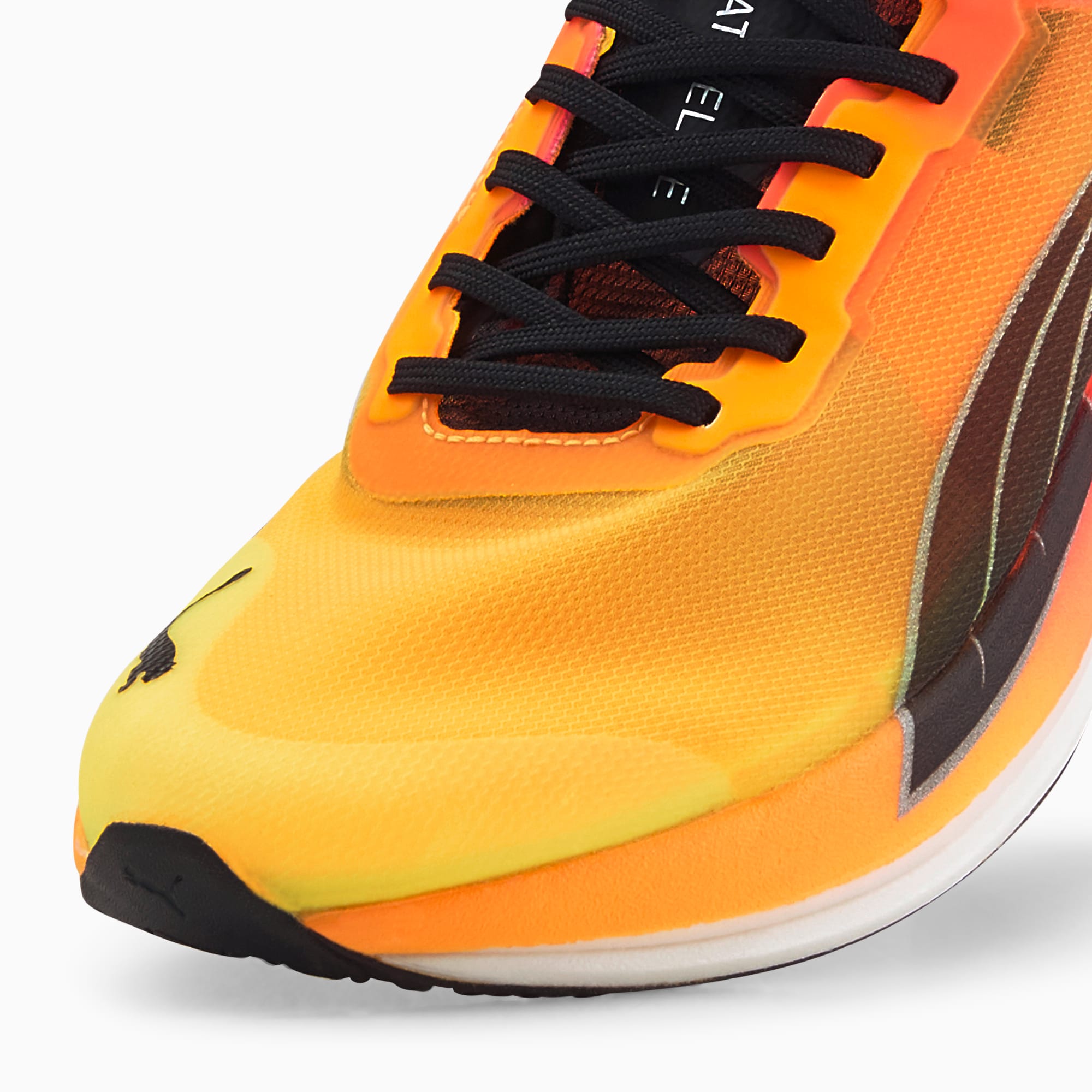 PUMA Deviate Nitro Elite Fireglow Hardloopschoenen - Sun Stream / Sunset Glow - Heren - EU 39