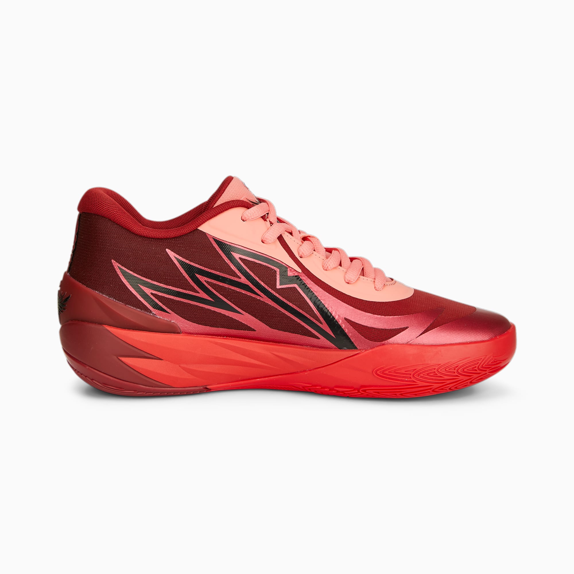 Men's PUMA Mb.02 Lo Basketball Shoe Sneakers, Intense Red/For All Time Red
