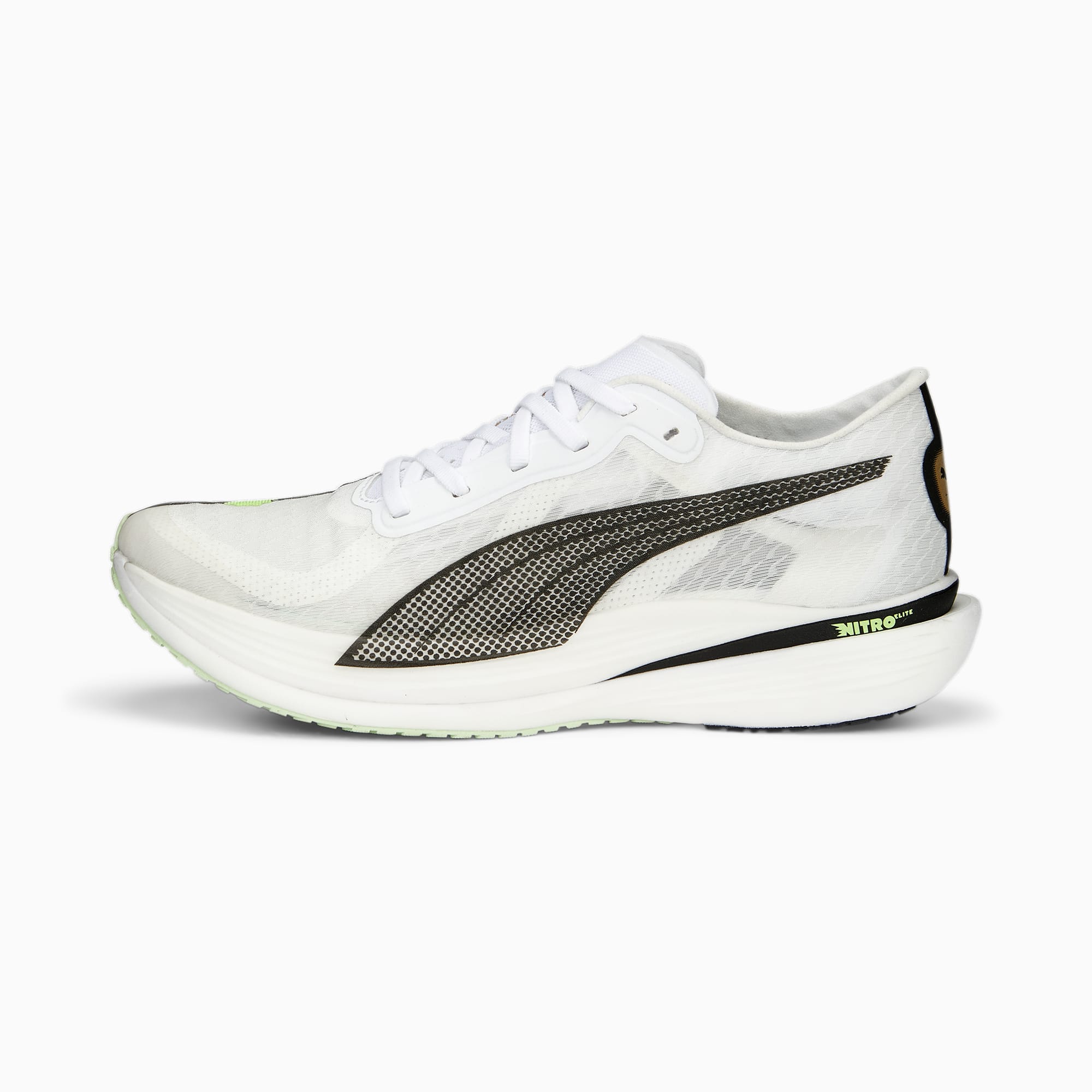 PUMA Deviate Nitro Elite 2 Run 75 Running Shoes Women, Light Mint/White/Black