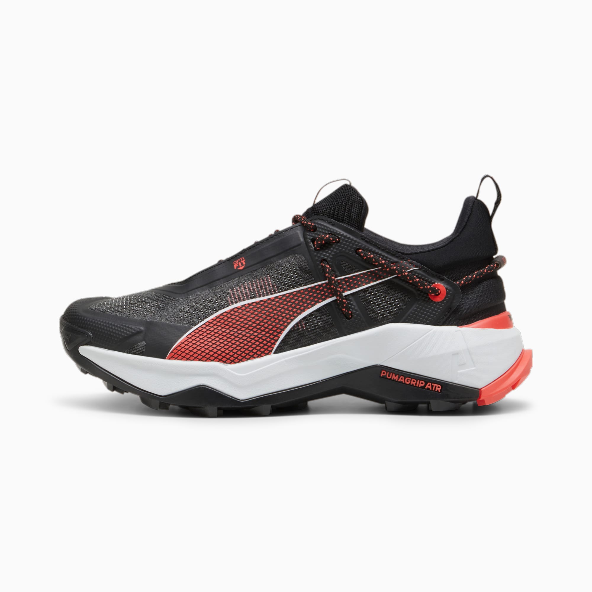 puma chaussures de randonnée nitro™ femme, noir/rouge/argent, taille 35.5, chaussures