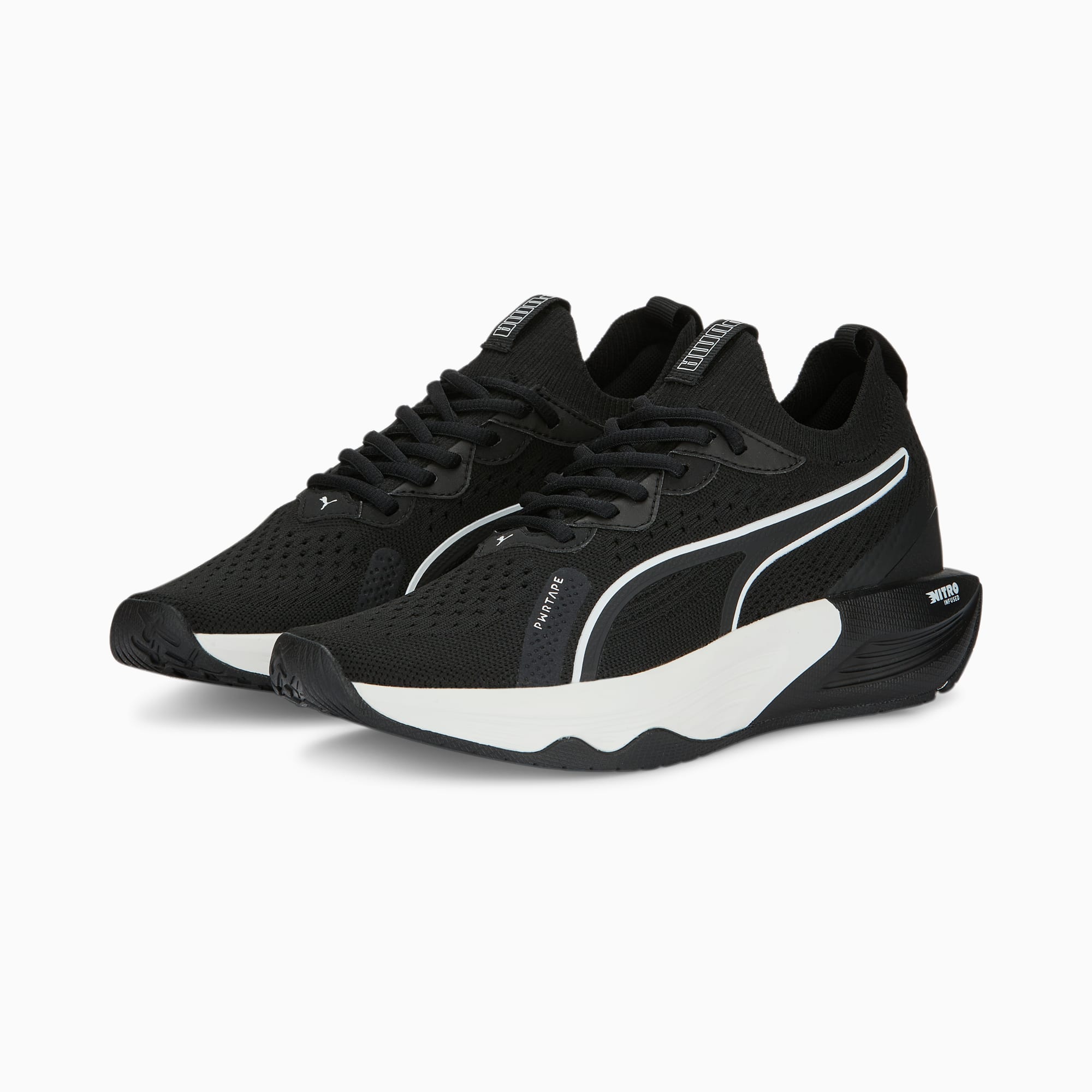 PUMA Pwr Xx Nitro Luxe Training Shoes Women, Black/White, Size 35,5, Shoes