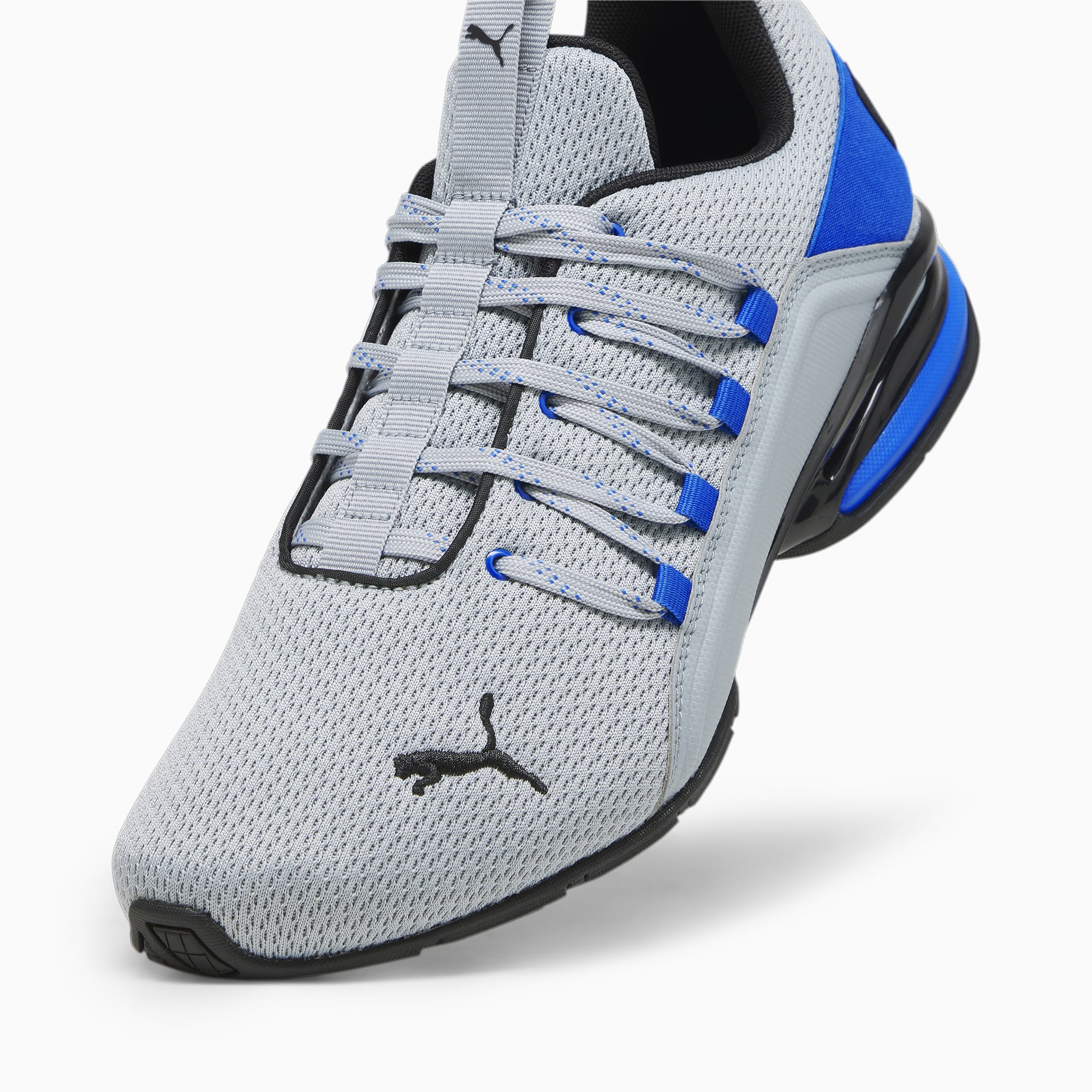PUMA Axelion Refresh Running Shoes Men, Cool Mid Grey/Ultra Blue/Black, Size 39, Shoes