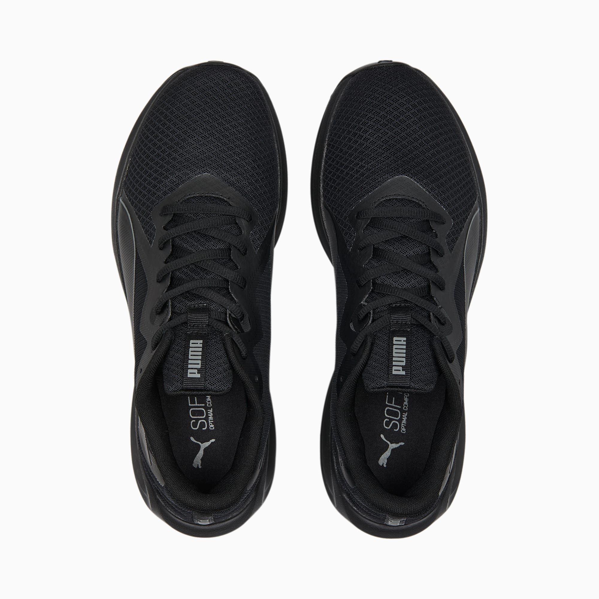 PUMA Twitch Runner Fresh hardloopschoenen voor Dames, Grijs/Zwart
