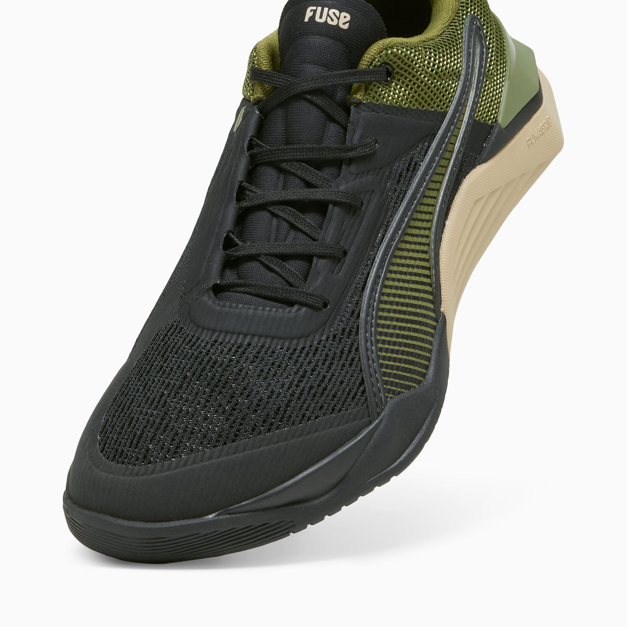 PUMA Fuse 3.0 sportschoenen, Grijs/Groen/Zwart