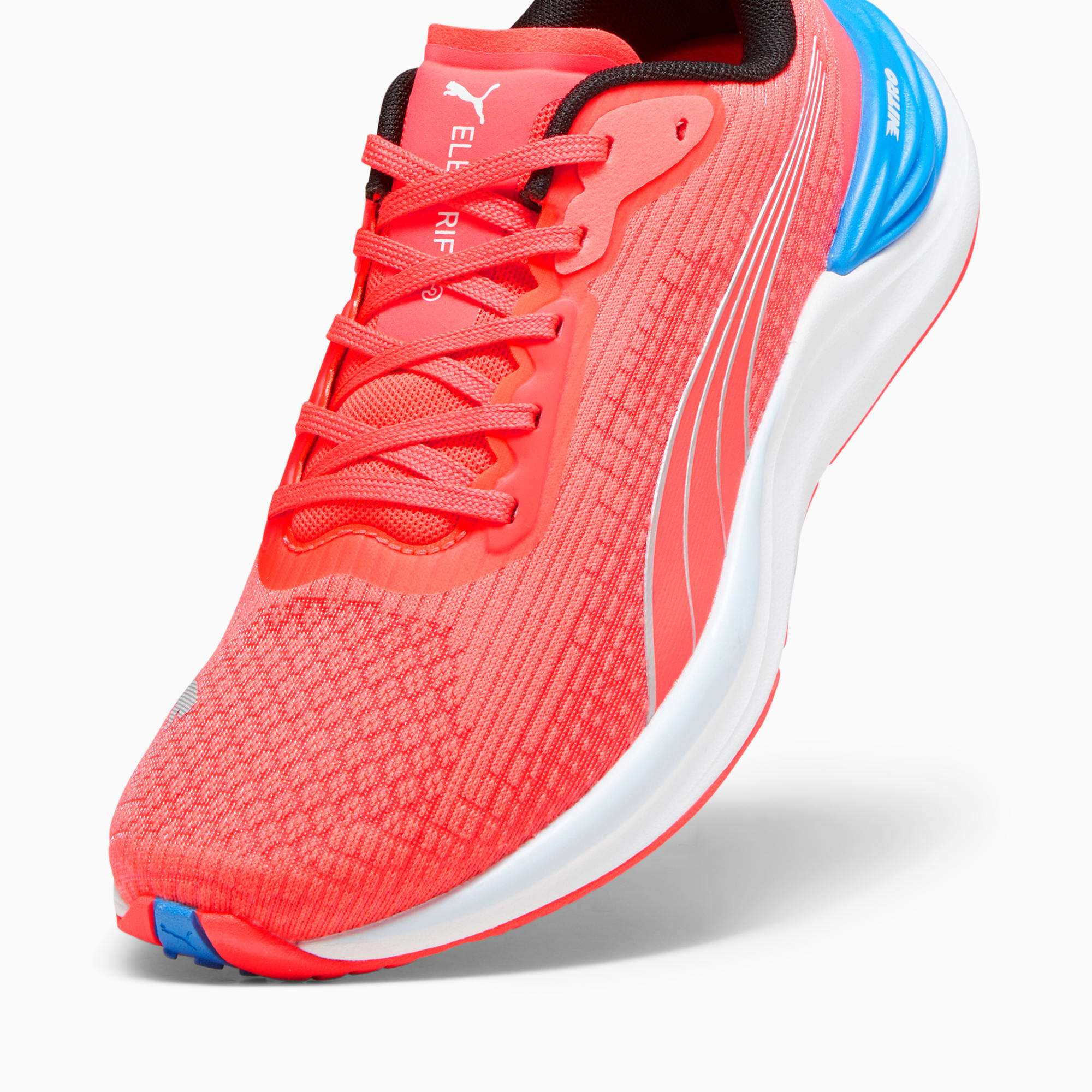 PUMA Electrify NITRO 3 hardloopschoenen voor Dames, Blauw/Roze