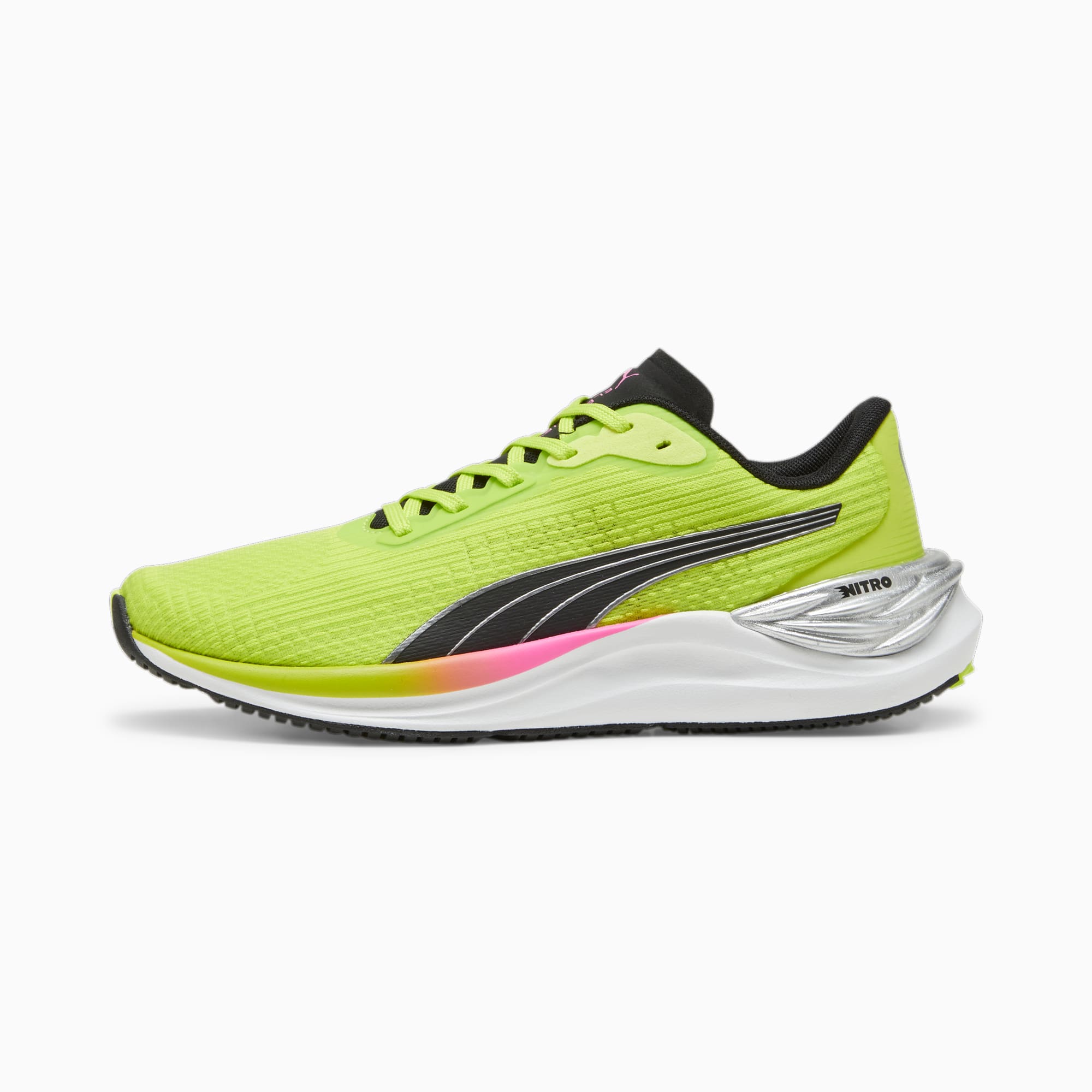 PUMA Electrify Nitro™ 3 Women's Running Shoes, Lime Pow/Black/Poison Pink, Size 35,5, Shoes