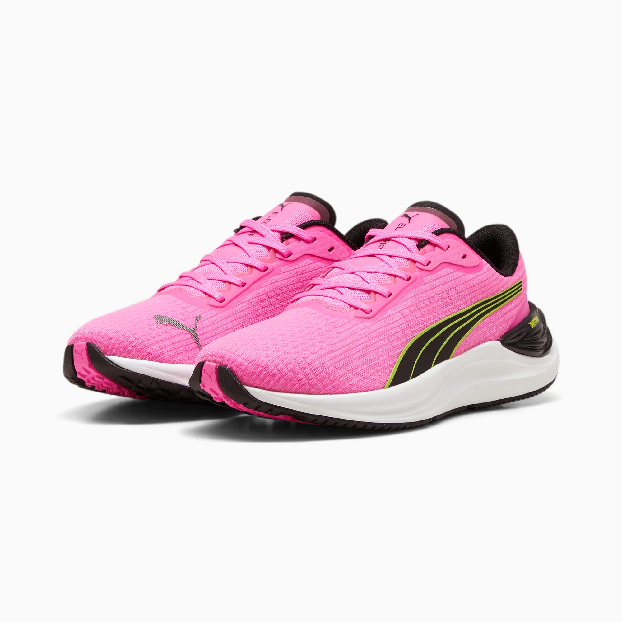 PUMA Electrify Nitro™ 3 Women's Running Shoes, Poison Pink/Black/Lime Pow, Size 35,5, Shoes
