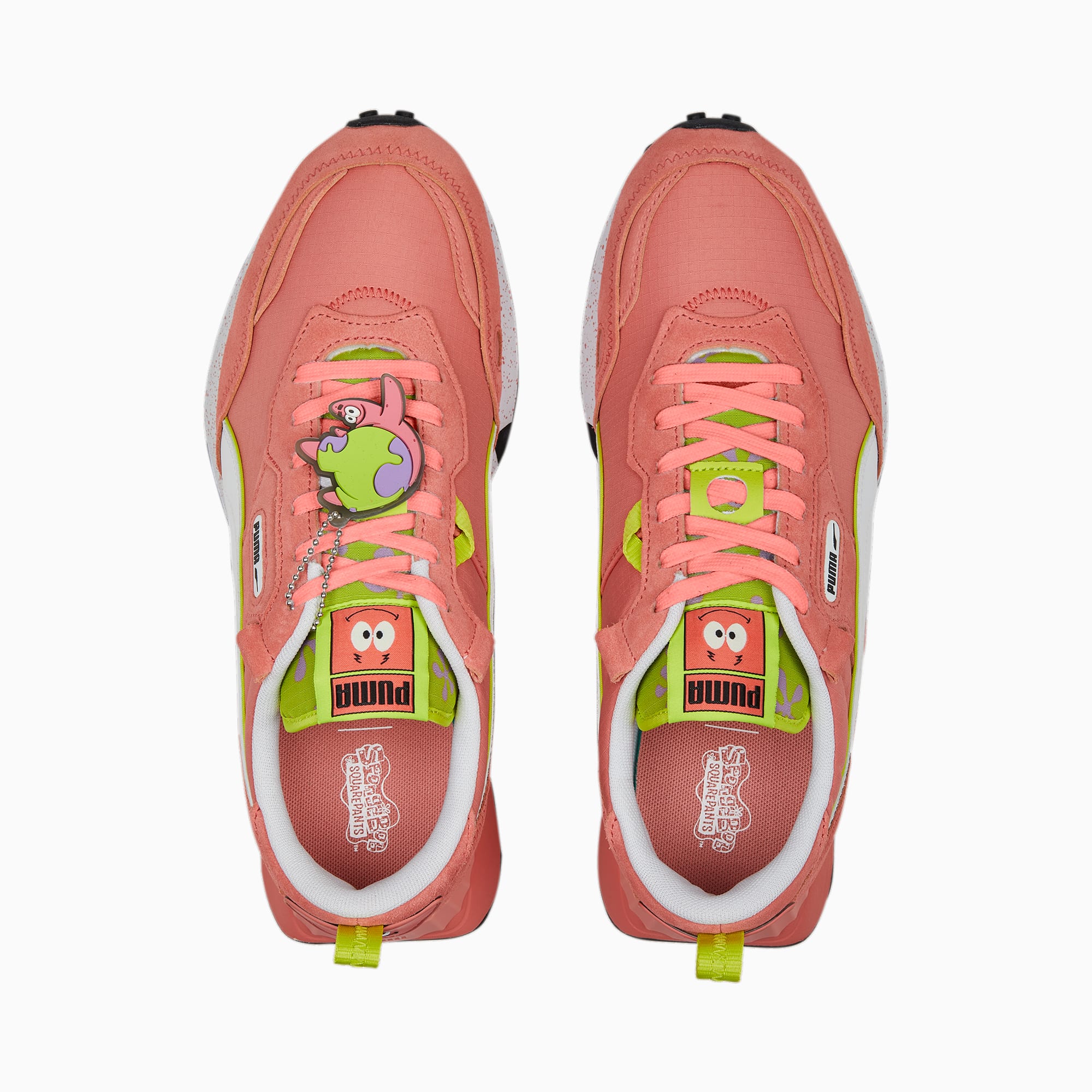 PUMA x SPONGEBOB Rider FV sneakers voor Dames, Roze/Wit