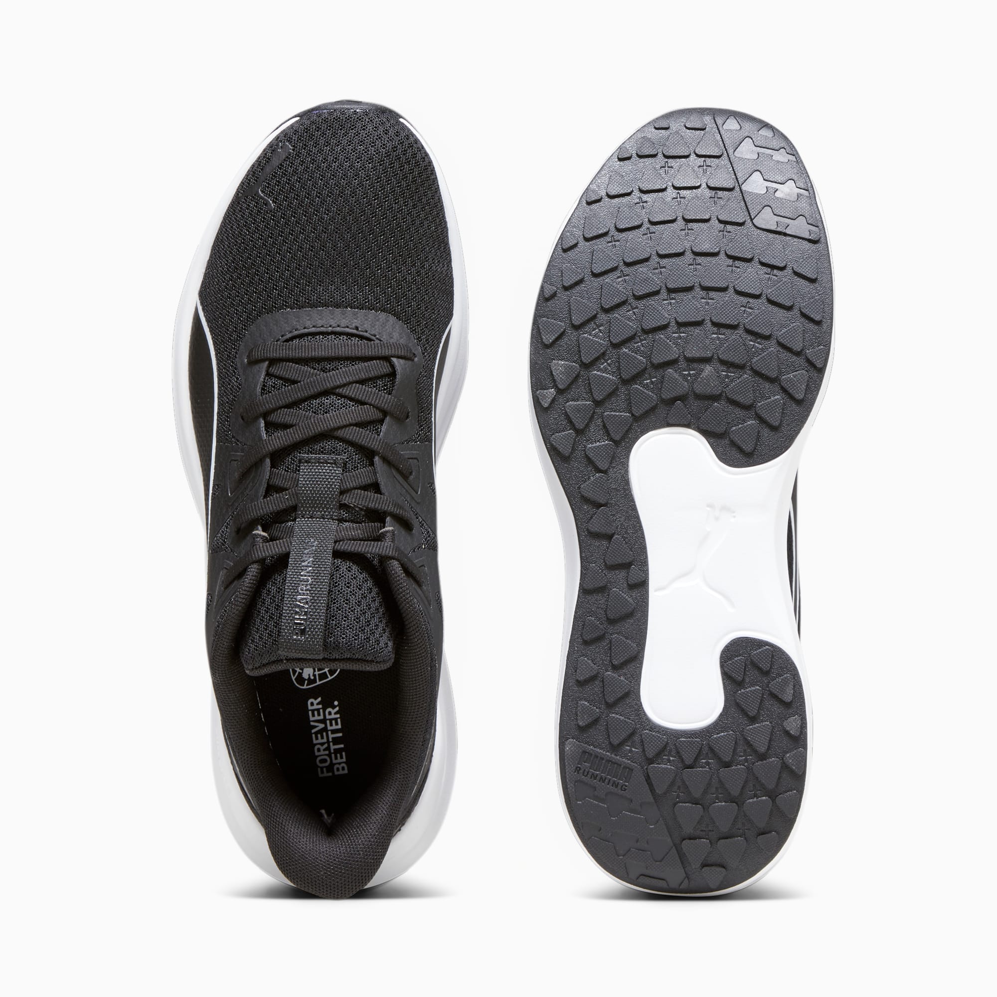 PUMA Chaussures De Running Reflect Lite, Noir/Blanc