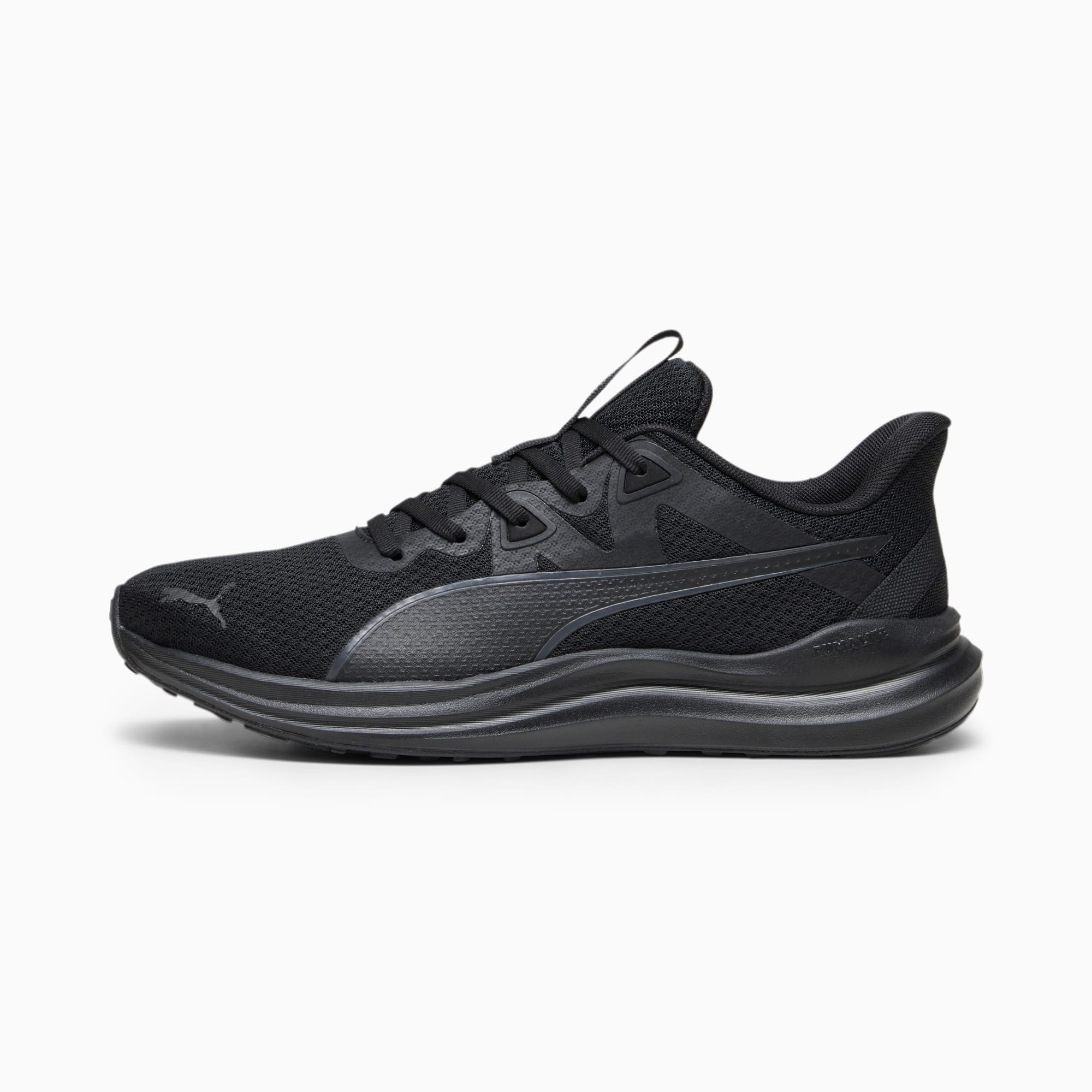 Women's PUMA Reflect Lite Running Shoes, Black/Cool Dark Grey, Size 35,5, Shoes