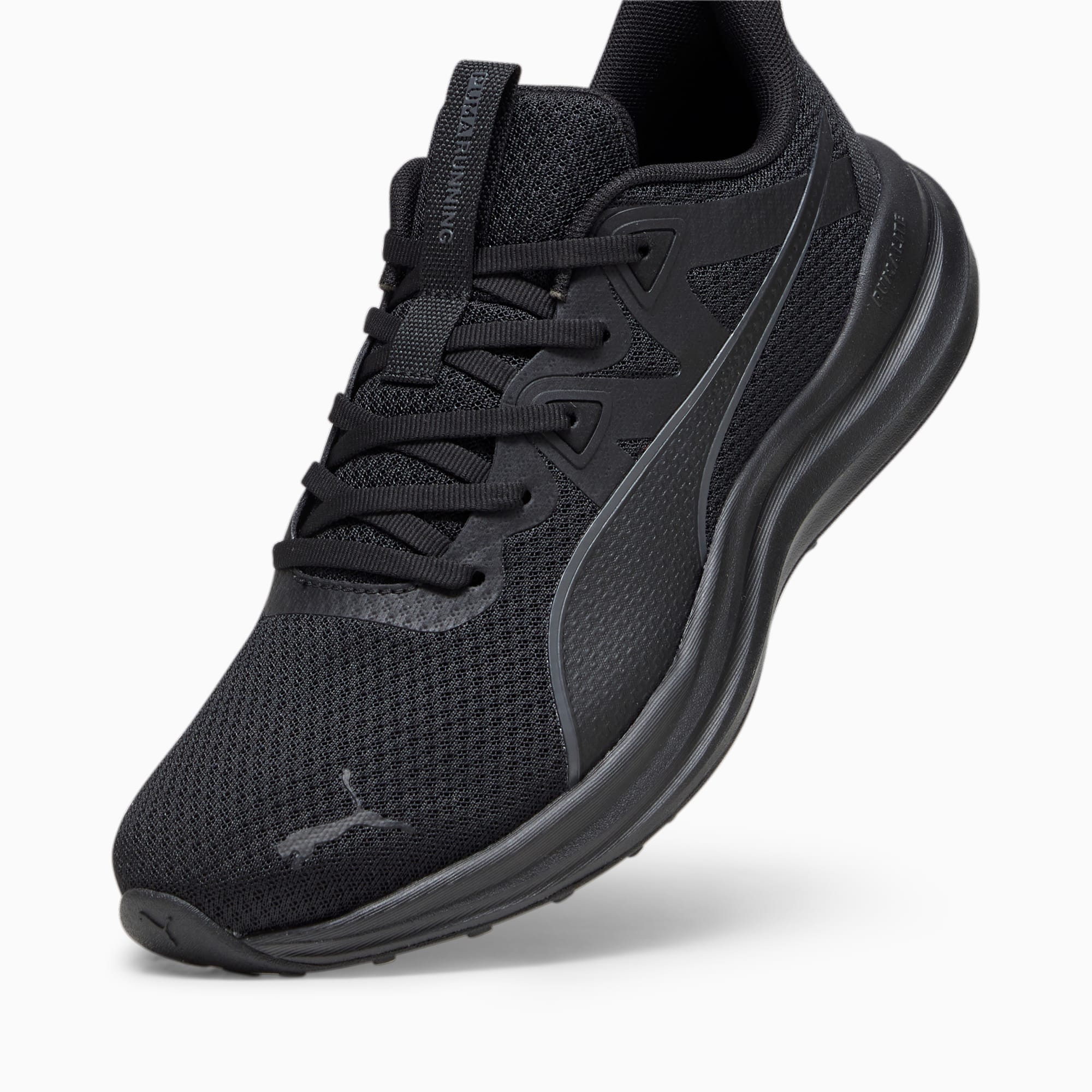 Women's PUMA Reflect Lite Running Shoes, Black/Cool Dark Grey, Size 35,5, Shoes