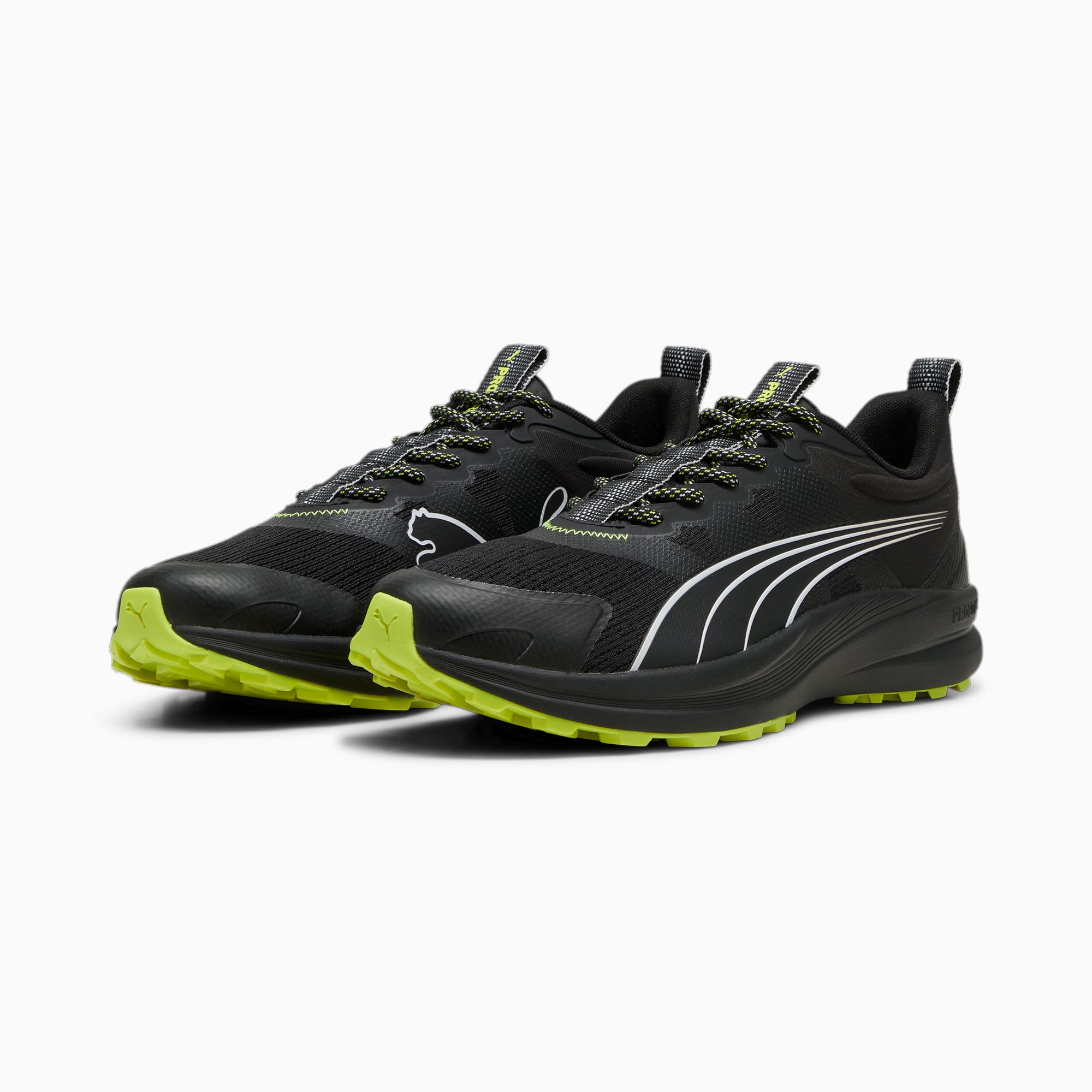 Women's PUMA Redeem Pro Trail Running Shoes, Black/Silver Mist, Size 35,5, Shoes