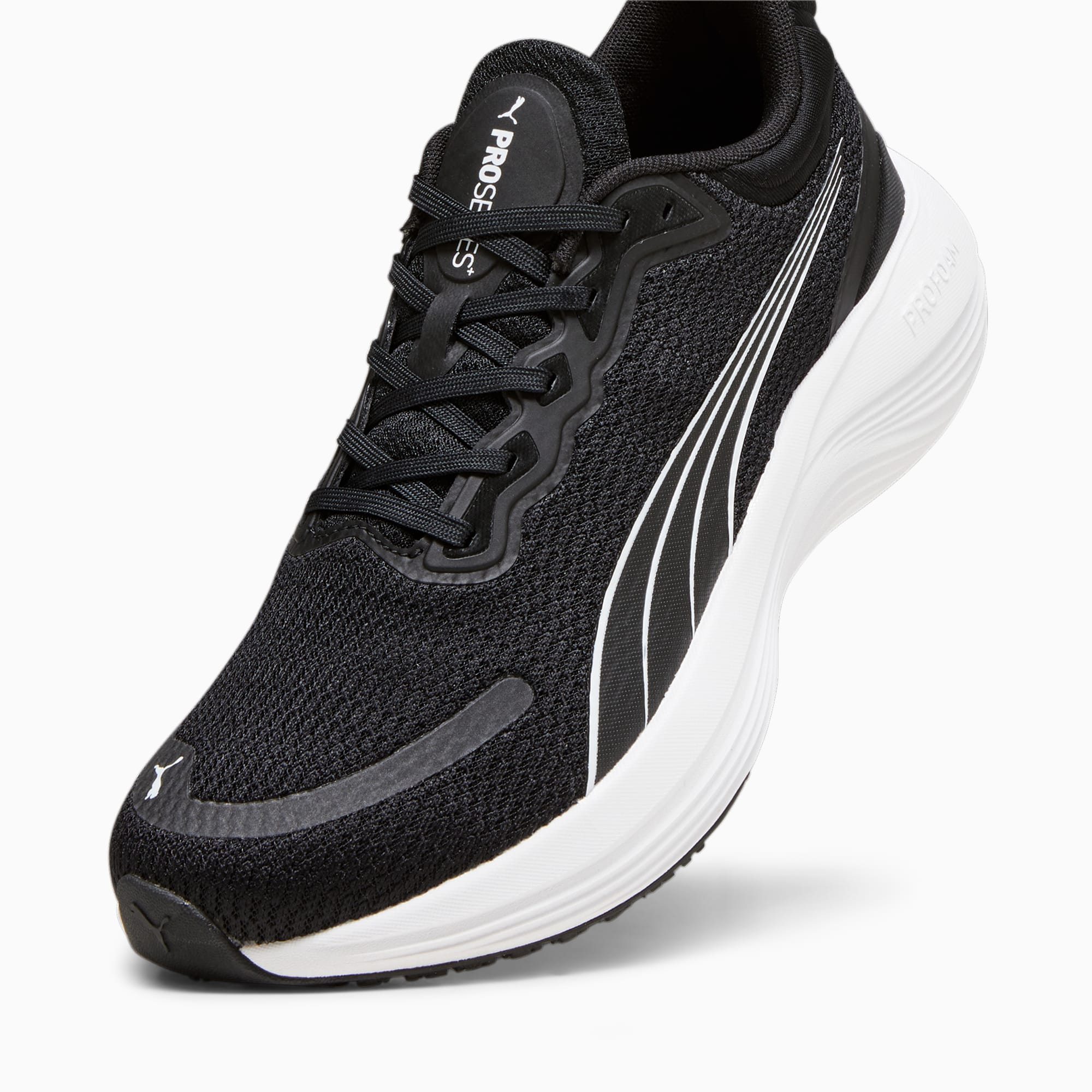 PUMA Scend Pro hardloopschoenen voor Dames, Wit/Zwart