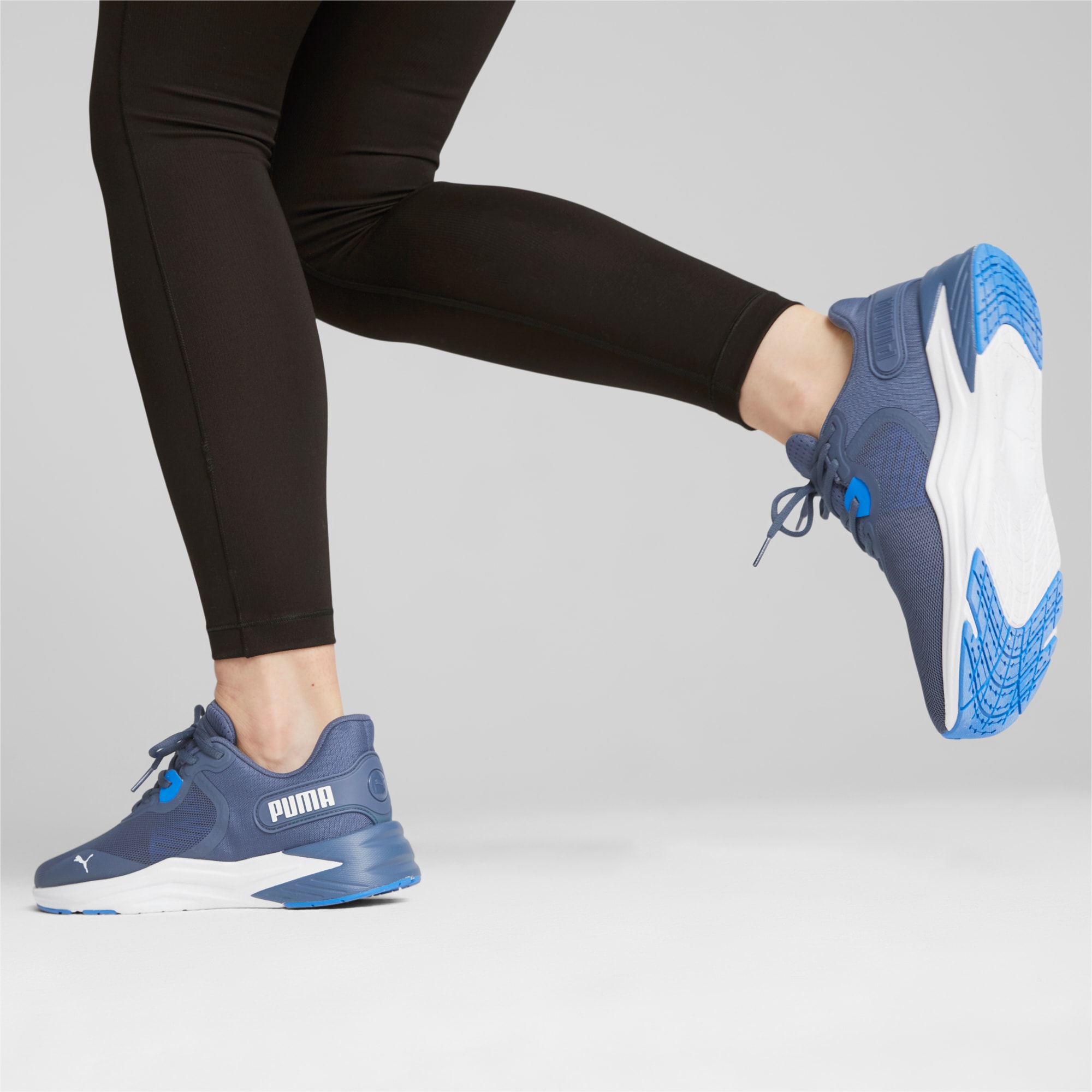 Women's PUMA Disperse XT 3 Training Shoes, Inky Blue/White/Ultra Blue, Size 40, Shoes