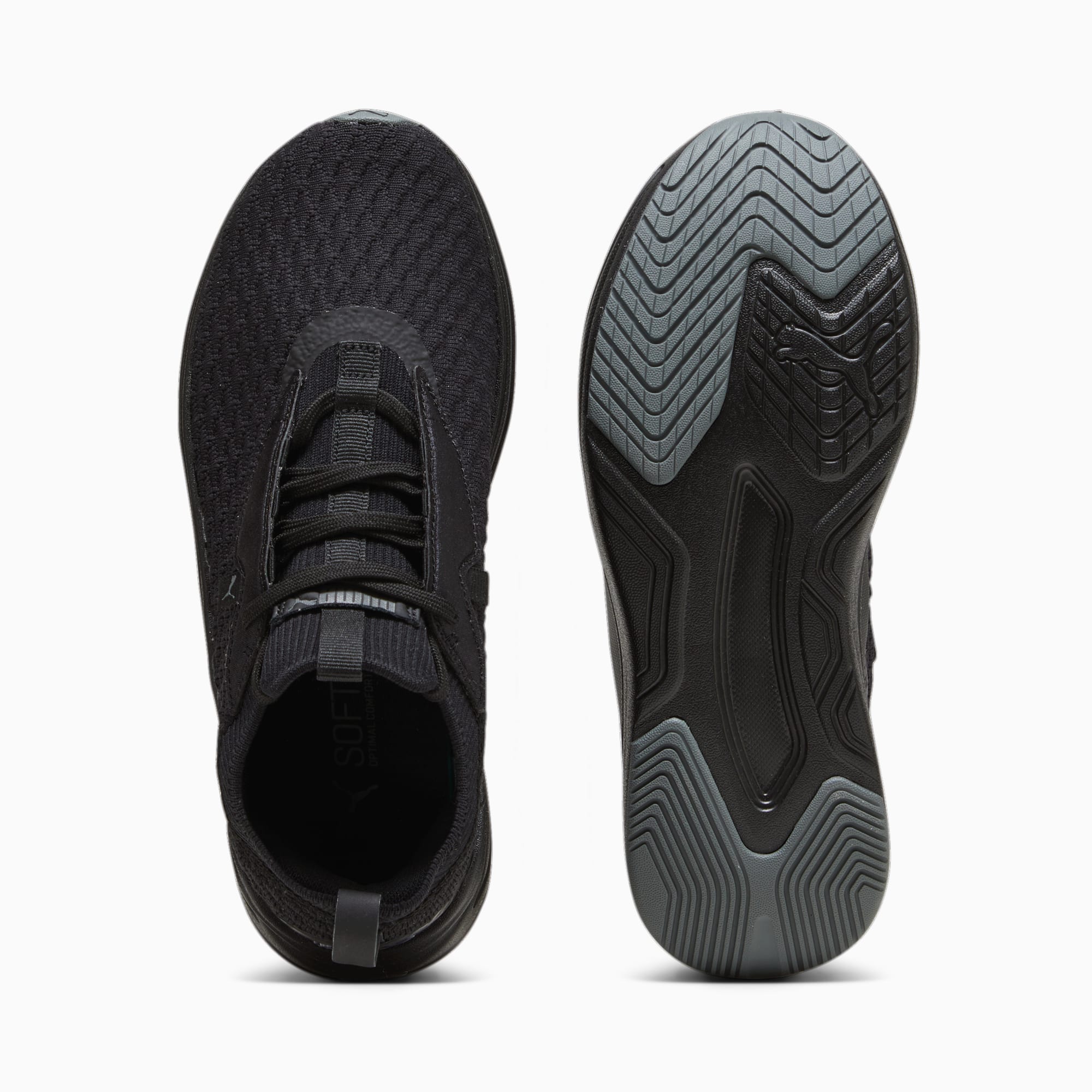 PUMA Chaussures De Running Softride Stakd Premium Femme, Noir/Gris