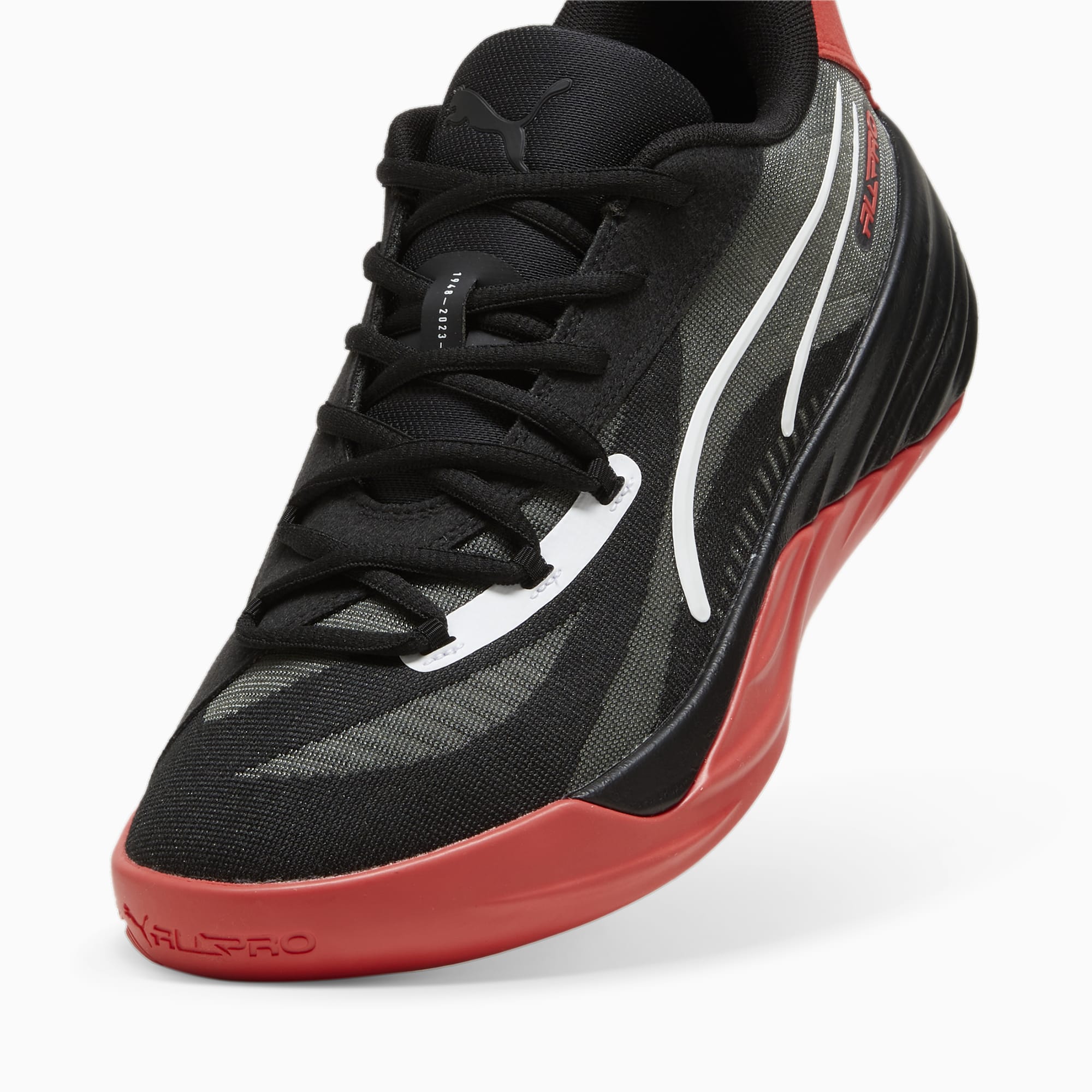 PUMA All-Pro NITRO basketbalschoenen voor Dames, Rood/Zwart