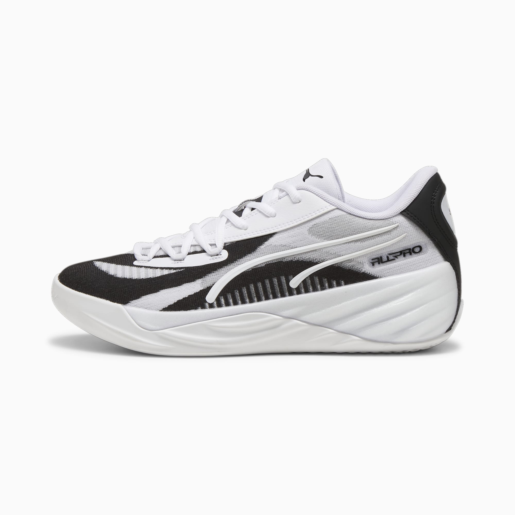 Women's PUMA All-Pro Nitro Team Basketball Shoe Sneakers, White/Black, Size 35,5, Shoes