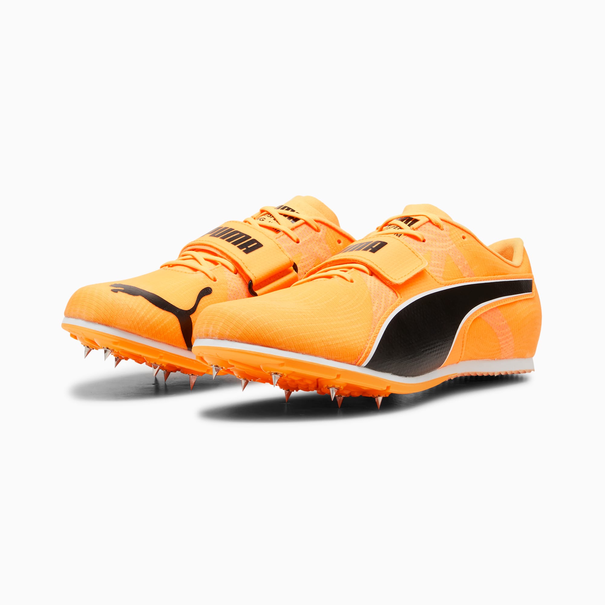 Women's PUMA Evospeed Long Jump 11 Ultraweave, Sun Stream/Sunset Glow/Black, Size 35,5, Clothing