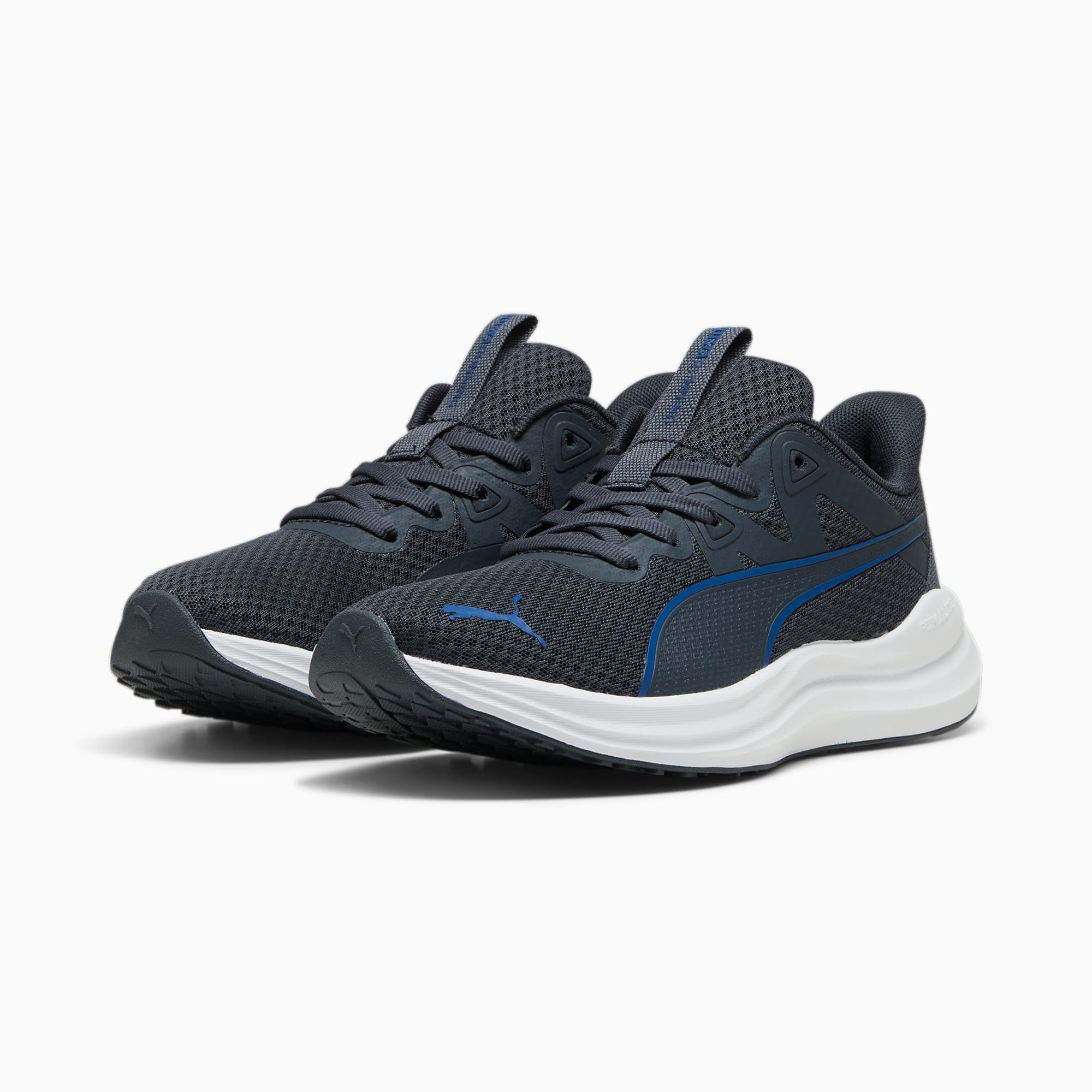 PUMA Reflect Lite Youth Running Shoes, Strongray/Cobalt Glaze/Black, Size 35,5, Shoes