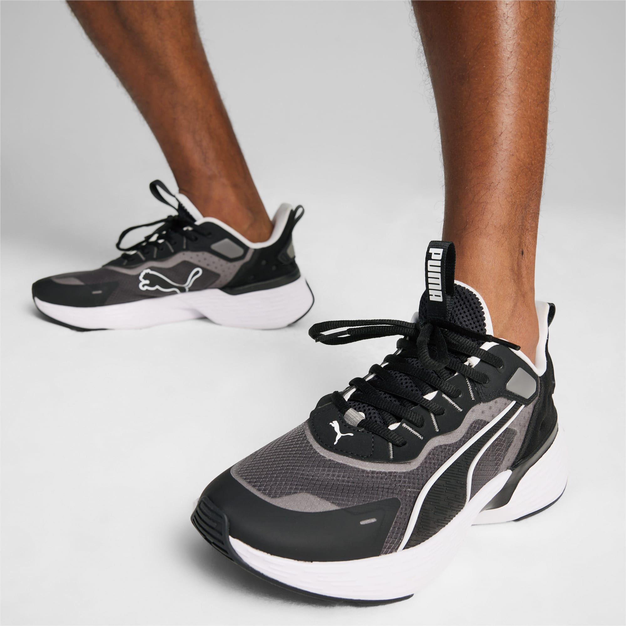 Women's PUMA Softride Sway Running Shoe, Black/Cool Dark Grey, Size 35,5, Shoes